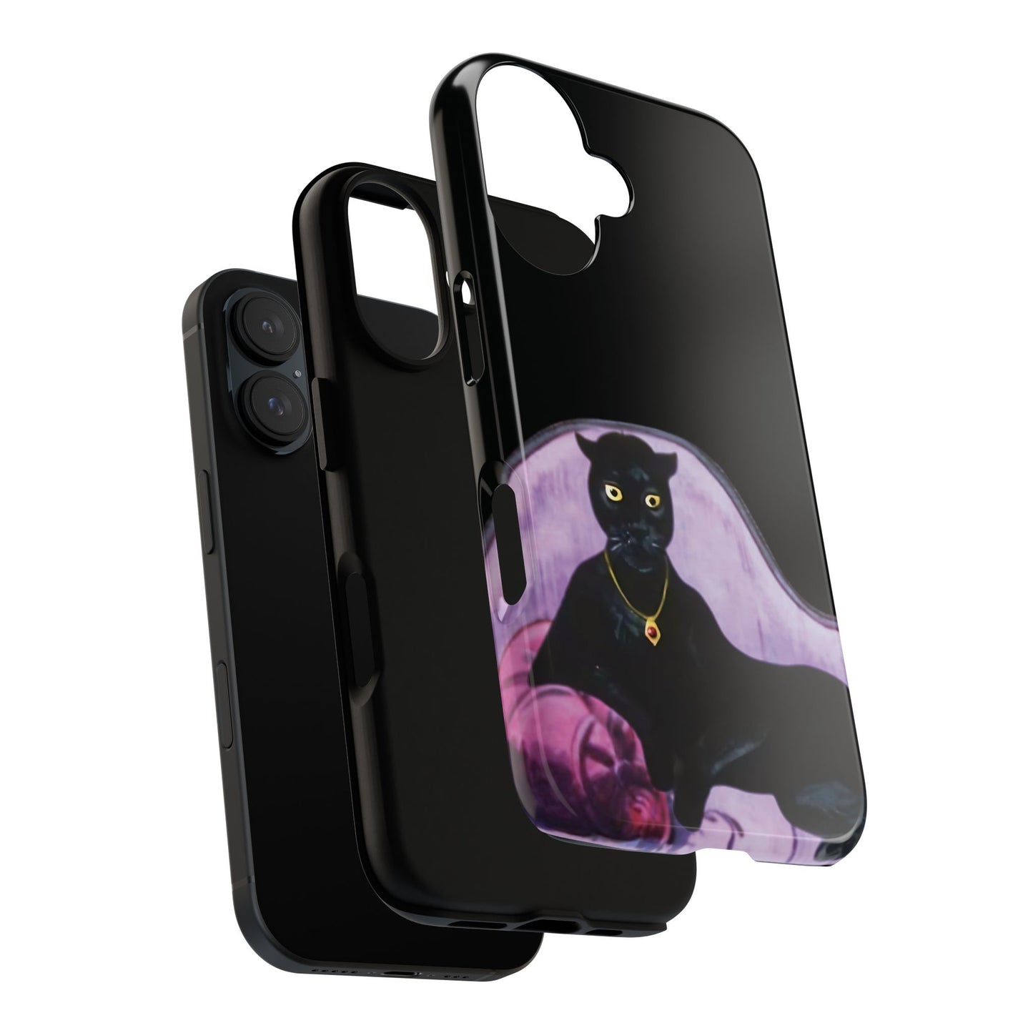 Haunted Mansion Panther Cat Lady Phone Case IPhone and Galaxy