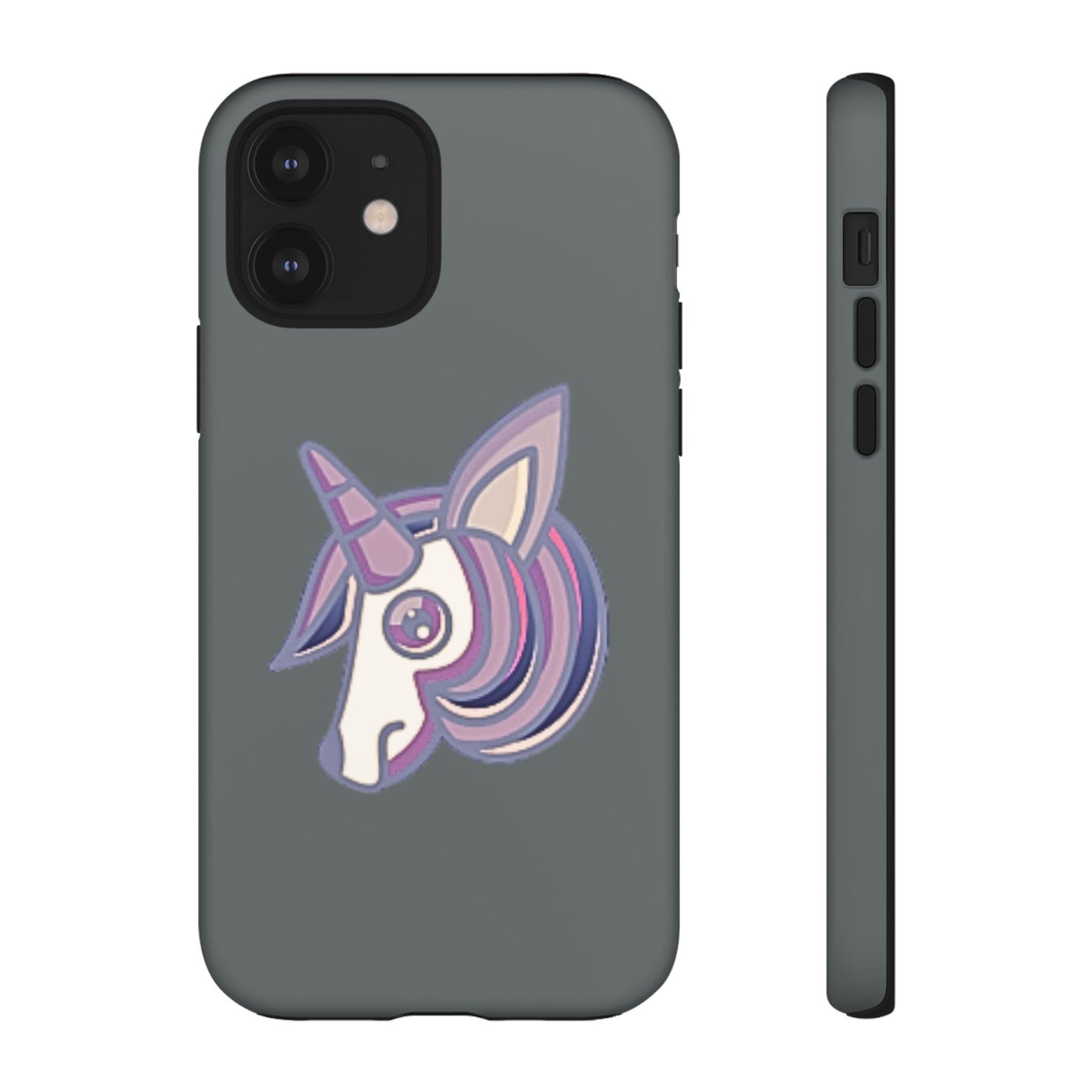 Gothic Unicorn Hard Phone Case for I Phone and Galaxy