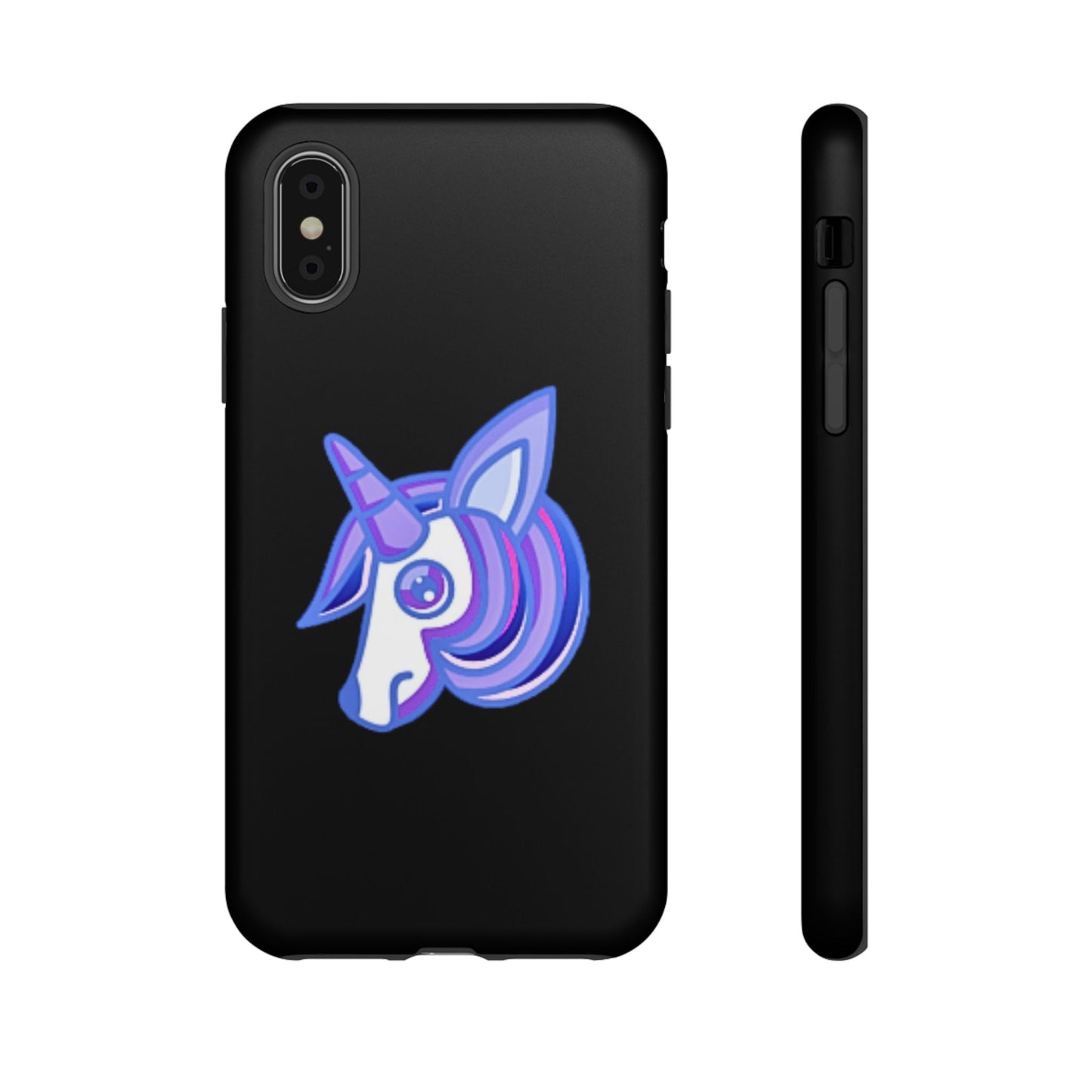 Gothic Unicorn Hard Phone Case for I Phone and Galaxy