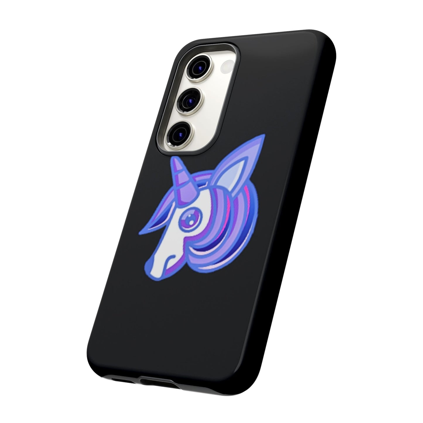 Gothic Unicorn Hard Phone Case for I Phone and Galaxy