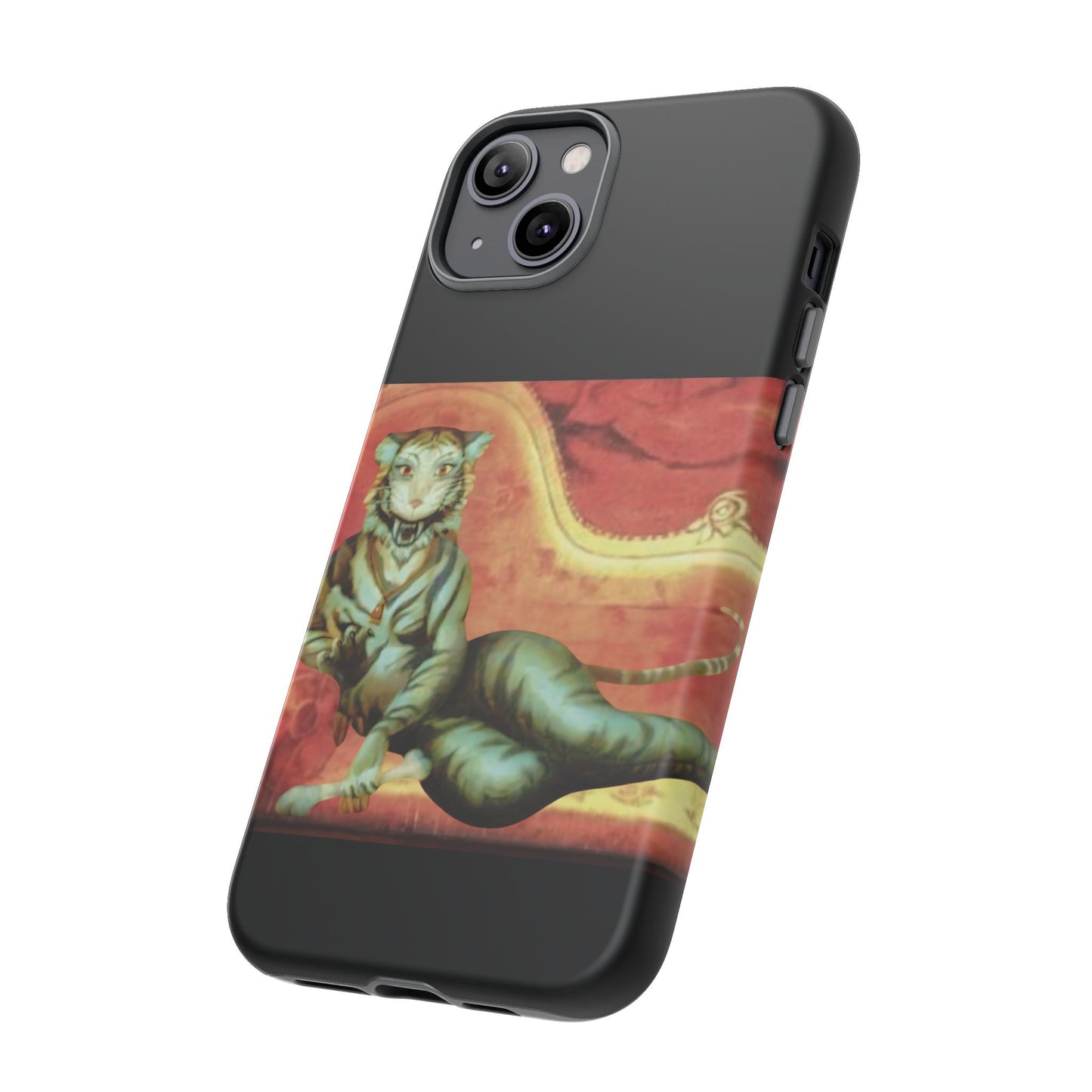 Phone Case - Tiger Lady Changing Portrait Disney Haunted Mansion Hallway Galaxy and iPhone