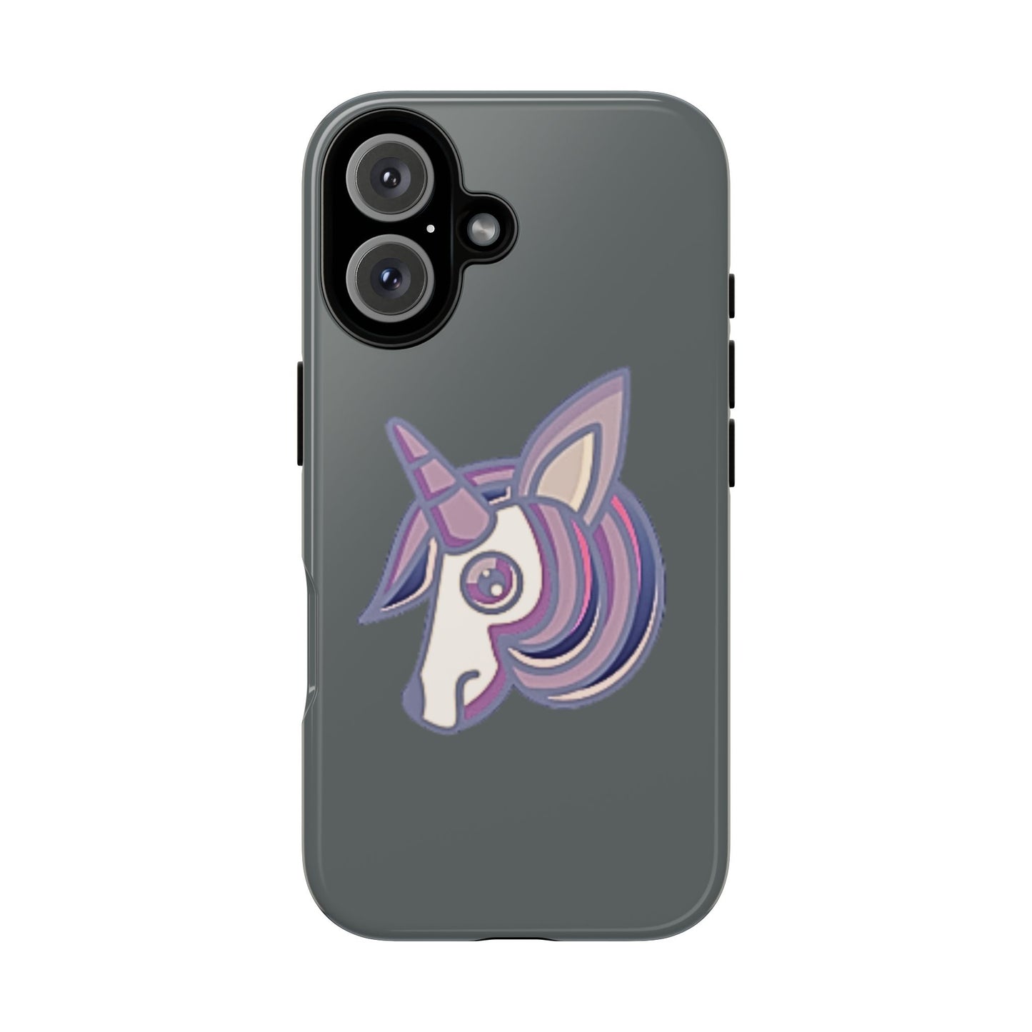 Gothic Unicorn Hard Phone Case for I Phone and Galaxy