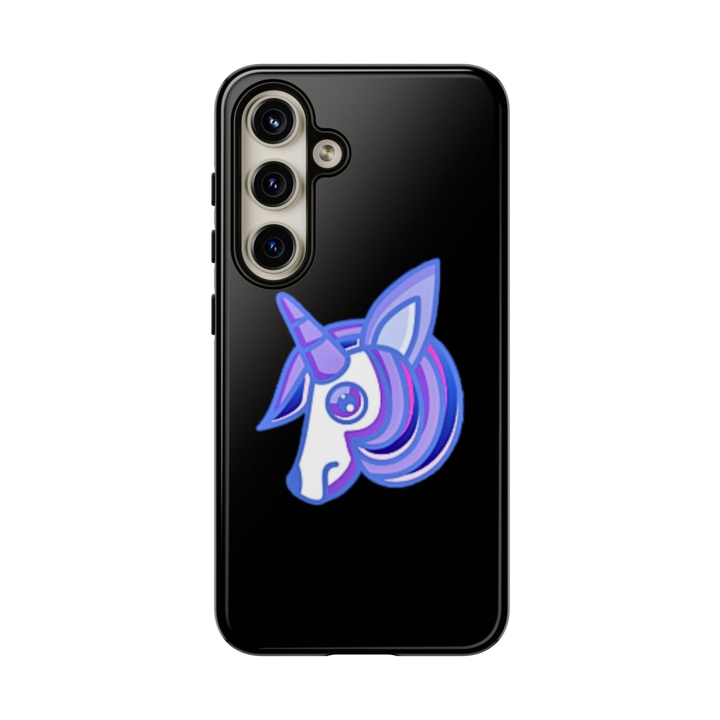 Gothic Unicorn Hard Phone Case for I Phone and Galaxy