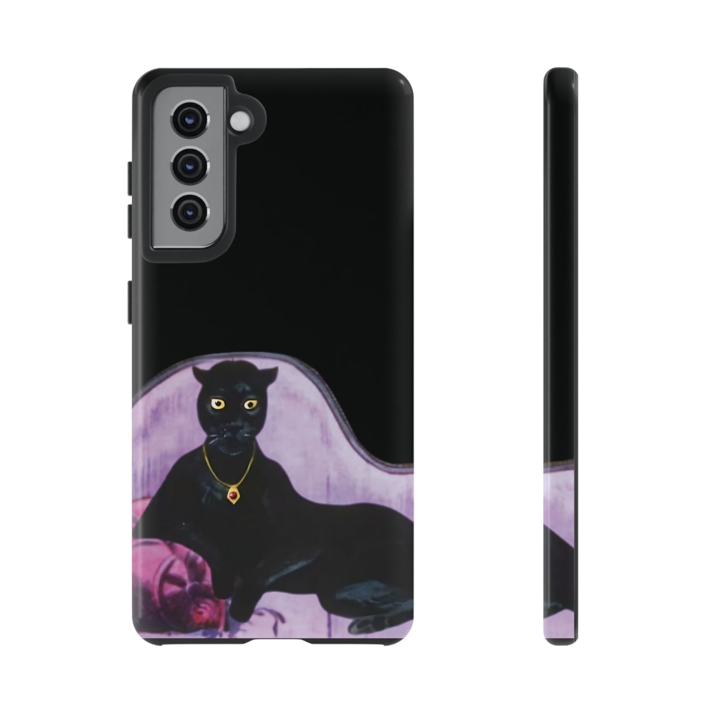 Haunted Mansion Panther Cat Lady Phone Case IPhone and Galaxy