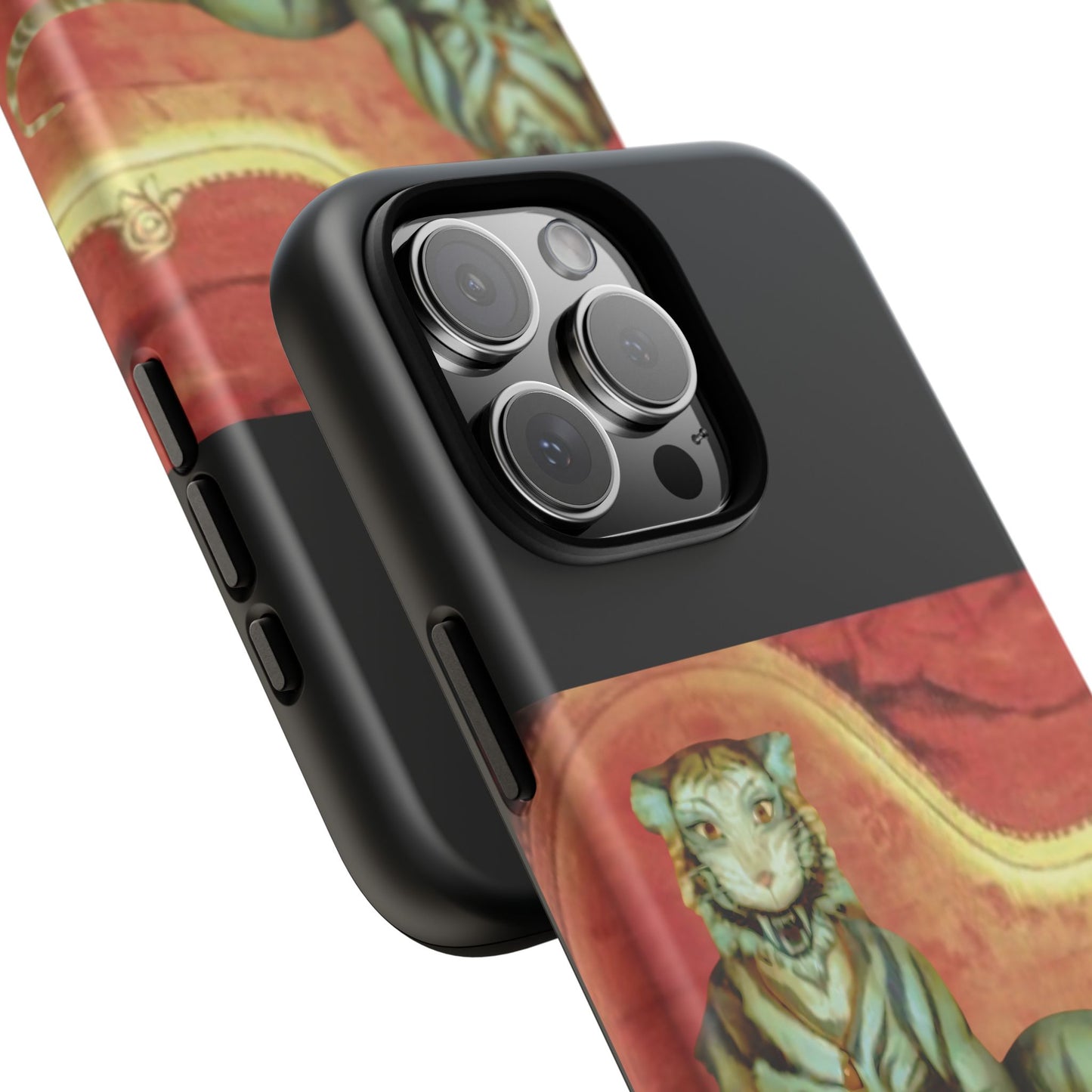 Phone Case - Tiger Lady Changing Portrait Disney Haunted Mansion Hallway Galaxy and iPhone