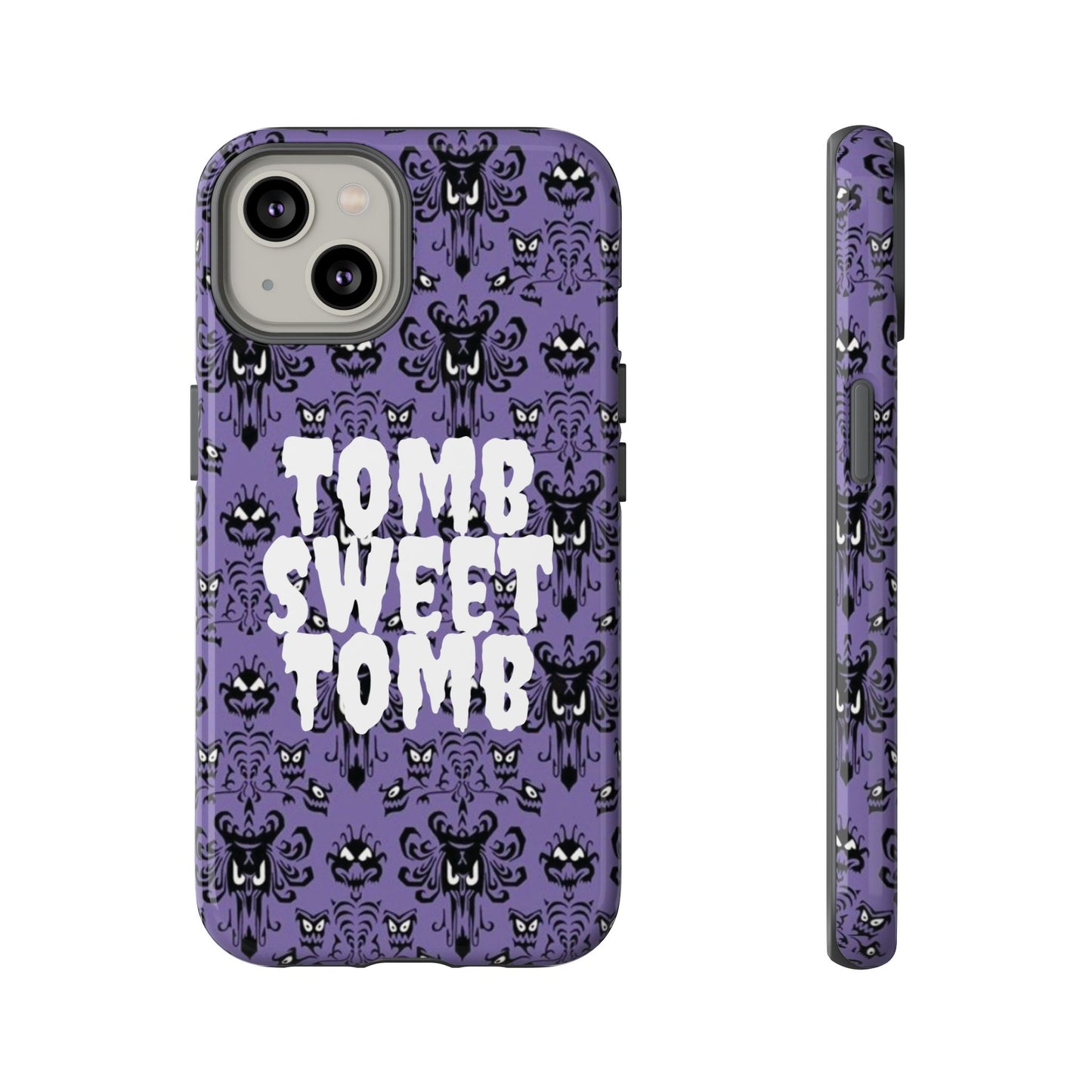 Phone Case - Disney Haunted Mansion Wallpaper Tomb Sweet Tomb