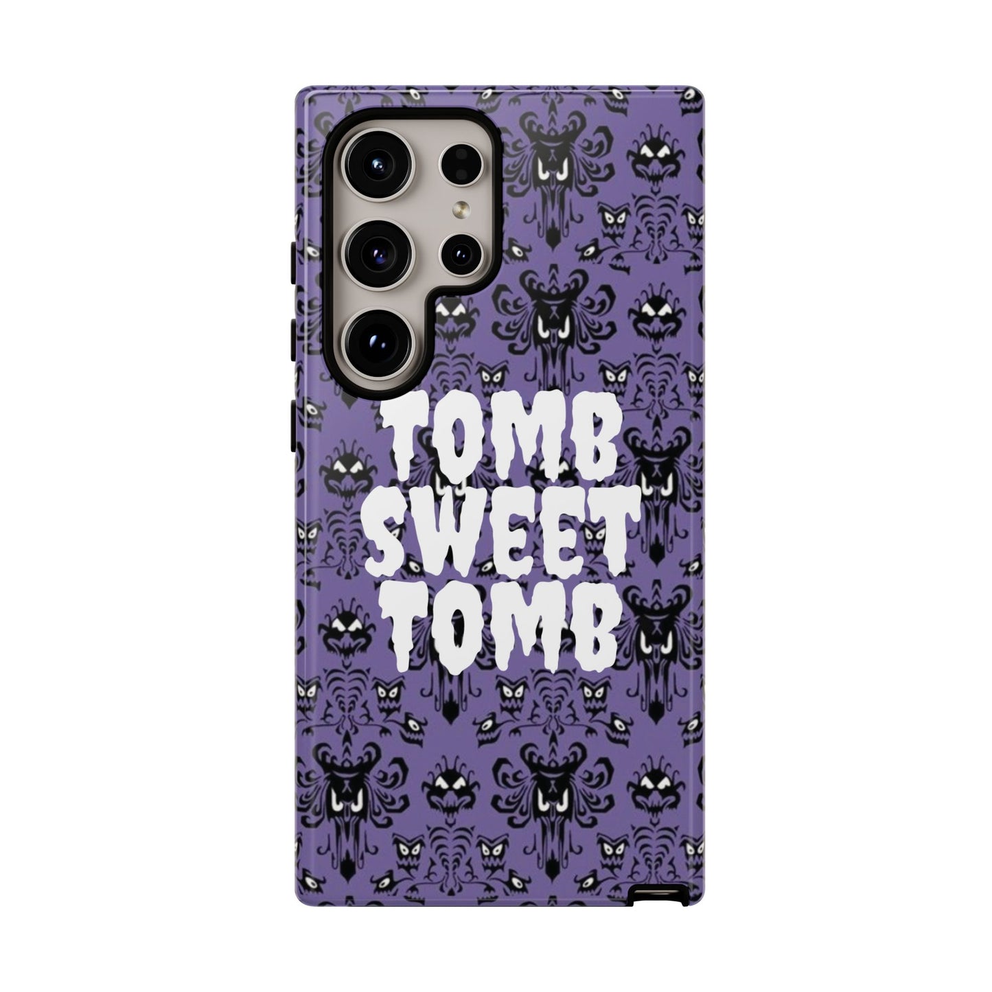 Phone Case - Disney Haunted Mansion Wallpaper Tomb Sweet Tomb