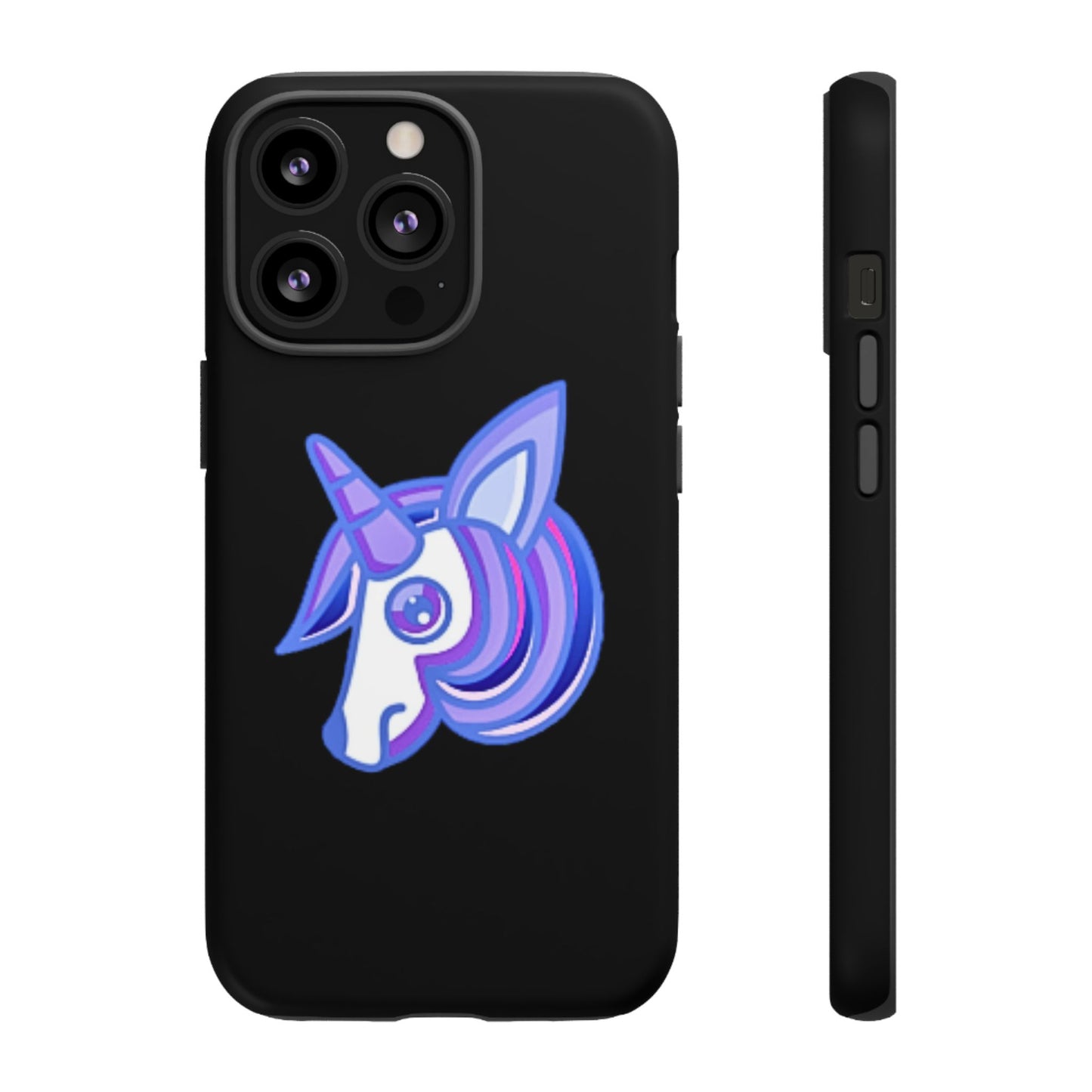 Gothic Unicorn Hard Phone Case for I Phone and Galaxy