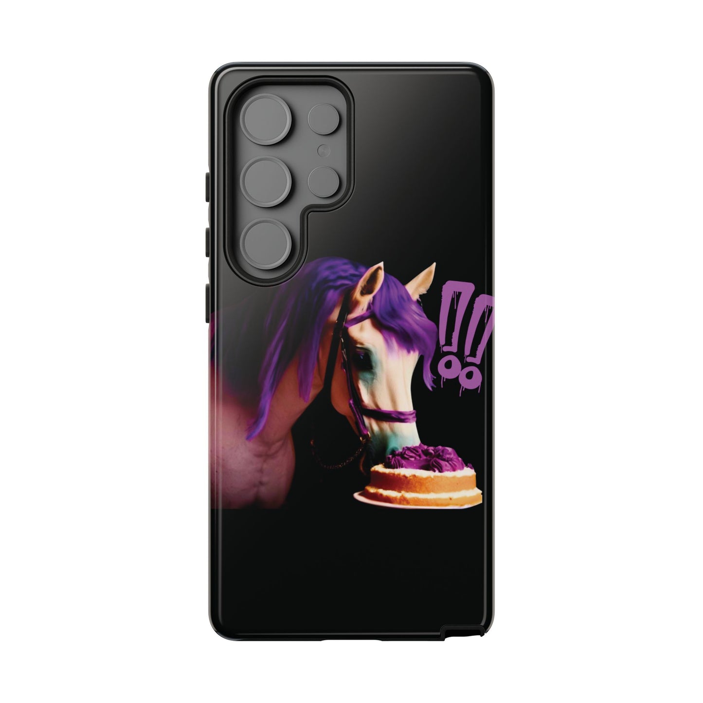 Marie Antoinette Style Horse With Cake Phone Case  for I Phone and Galaxy