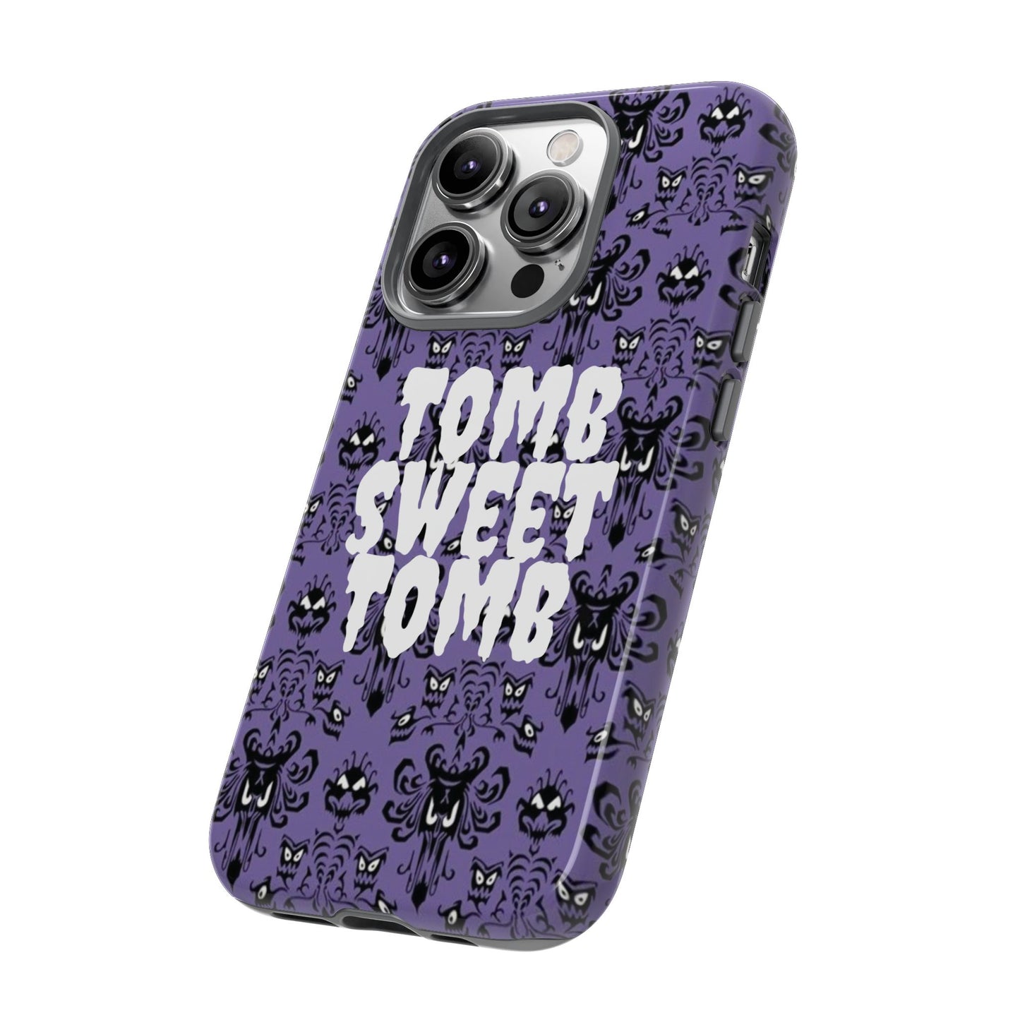 Phone Case - Disney Haunted Mansion Wallpaper Tomb Sweet Tomb