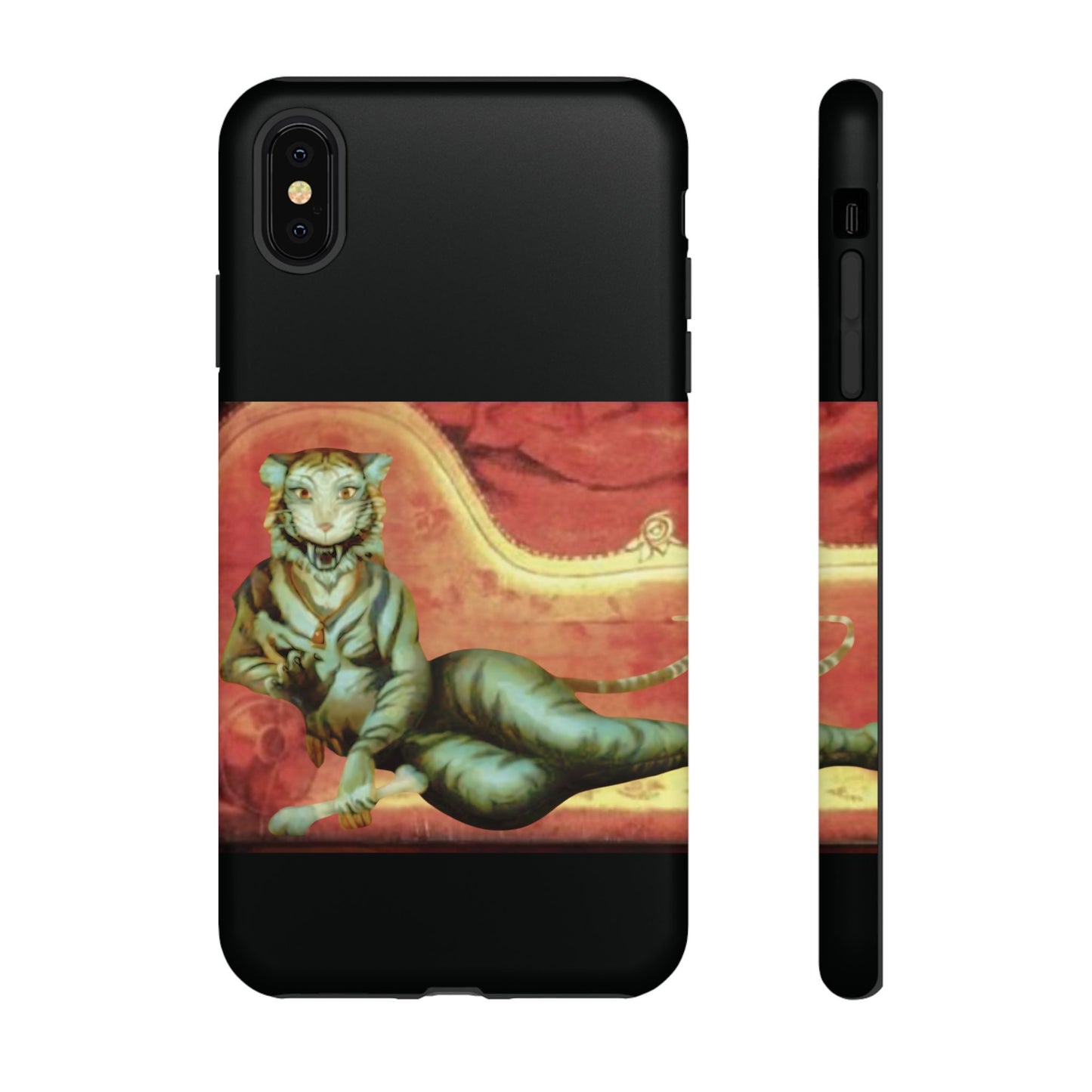 Phone Case - Tiger Lady Changing Portrait Disney Haunted Mansion Hallway Galaxy and iPhone