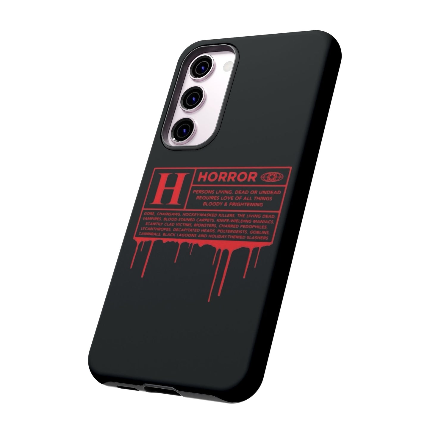 Horror Movie Rating Phone Case