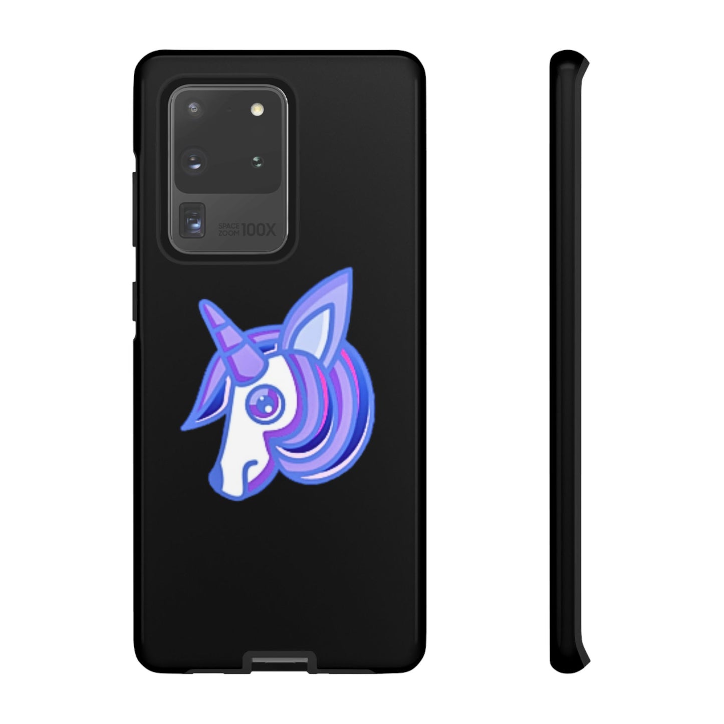 Gothic Unicorn Hard Phone Case for I Phone and Galaxy