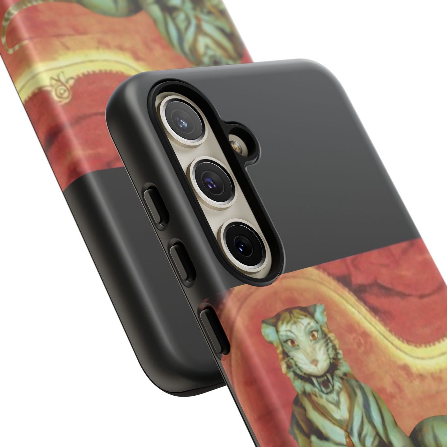 Phone Case - Tiger Lady Changing Portrait Disney Haunted Mansion Hallway Galaxy and iPhone