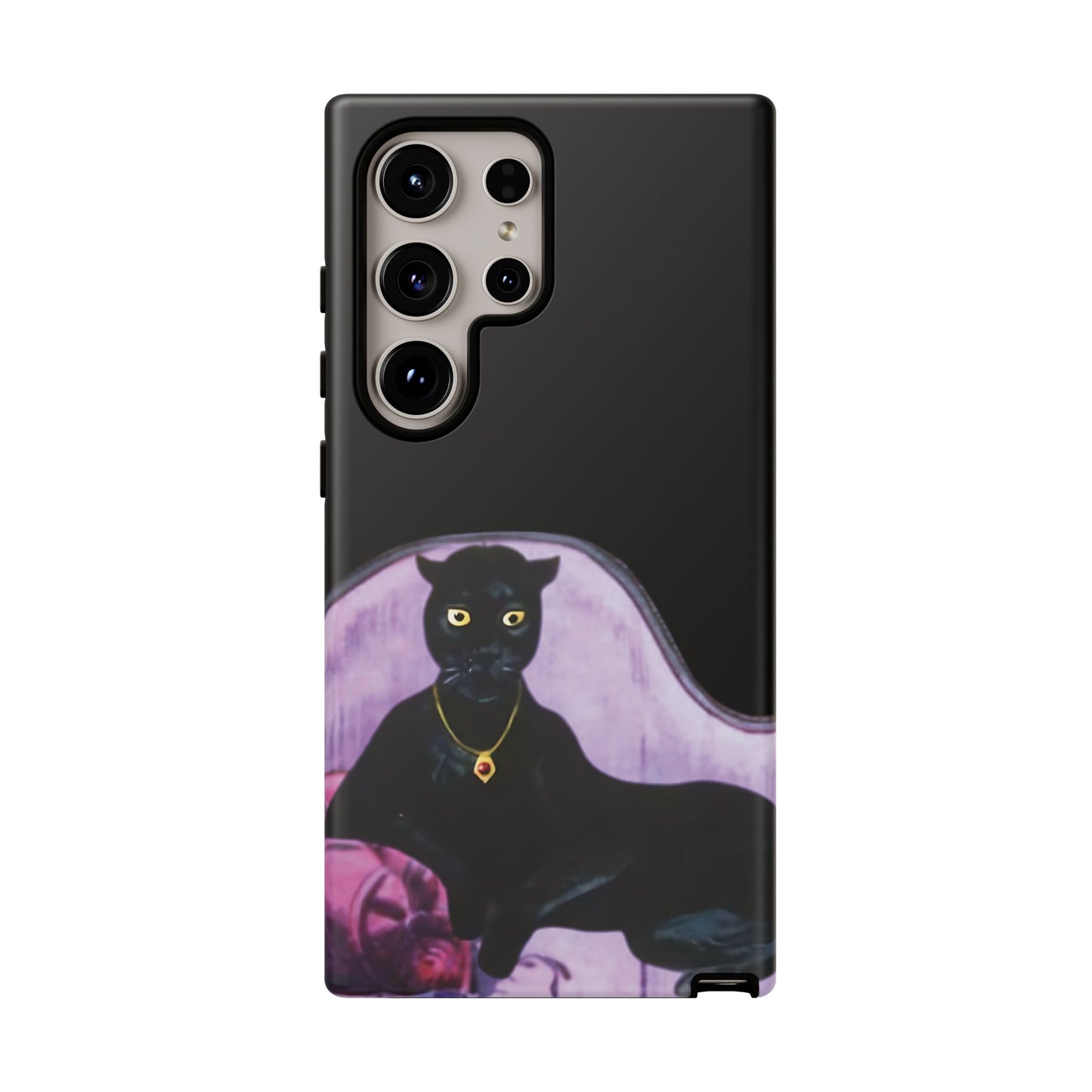 Haunted Mansion Panther Cat Lady Phone Case IPhone and Galaxy