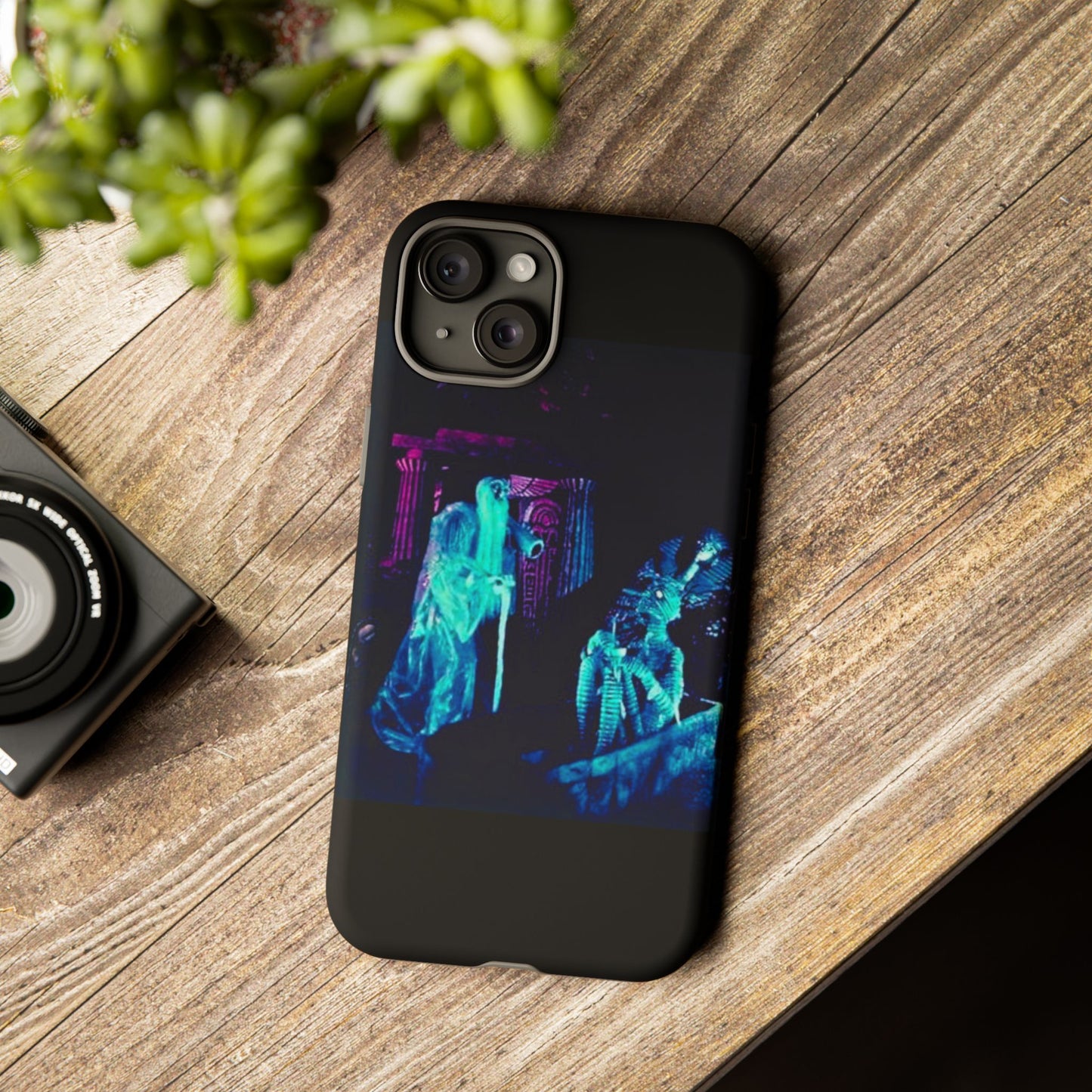 Haunted Mansion Mummy Scene Hard Phone Case for iPhone and Galaxy