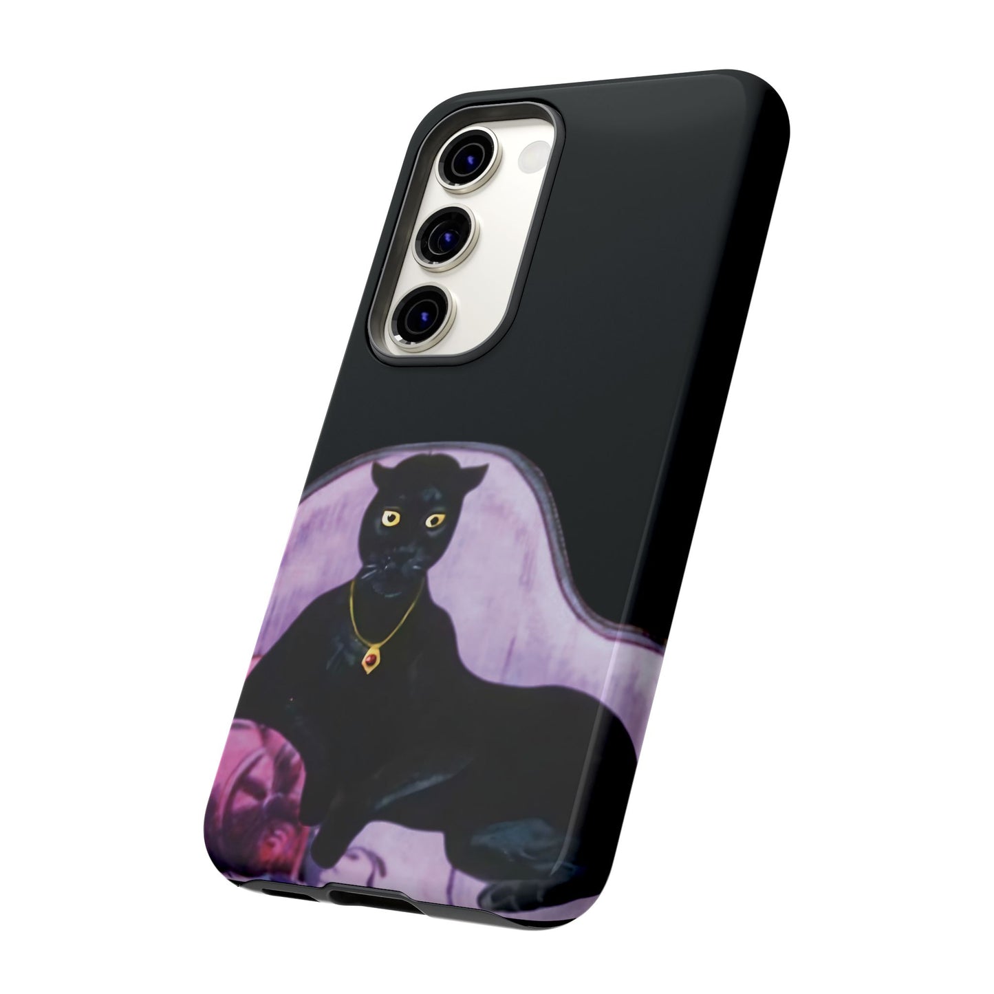 Haunted Mansion Panther Cat Lady Phone Case IPhone and Galaxy