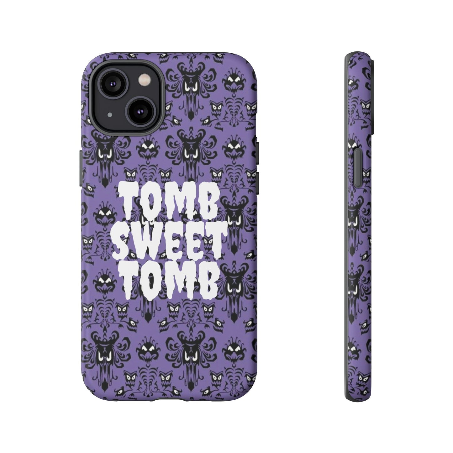 Phone Case - Disney Haunted Mansion Wallpaper Tomb Sweet Tomb