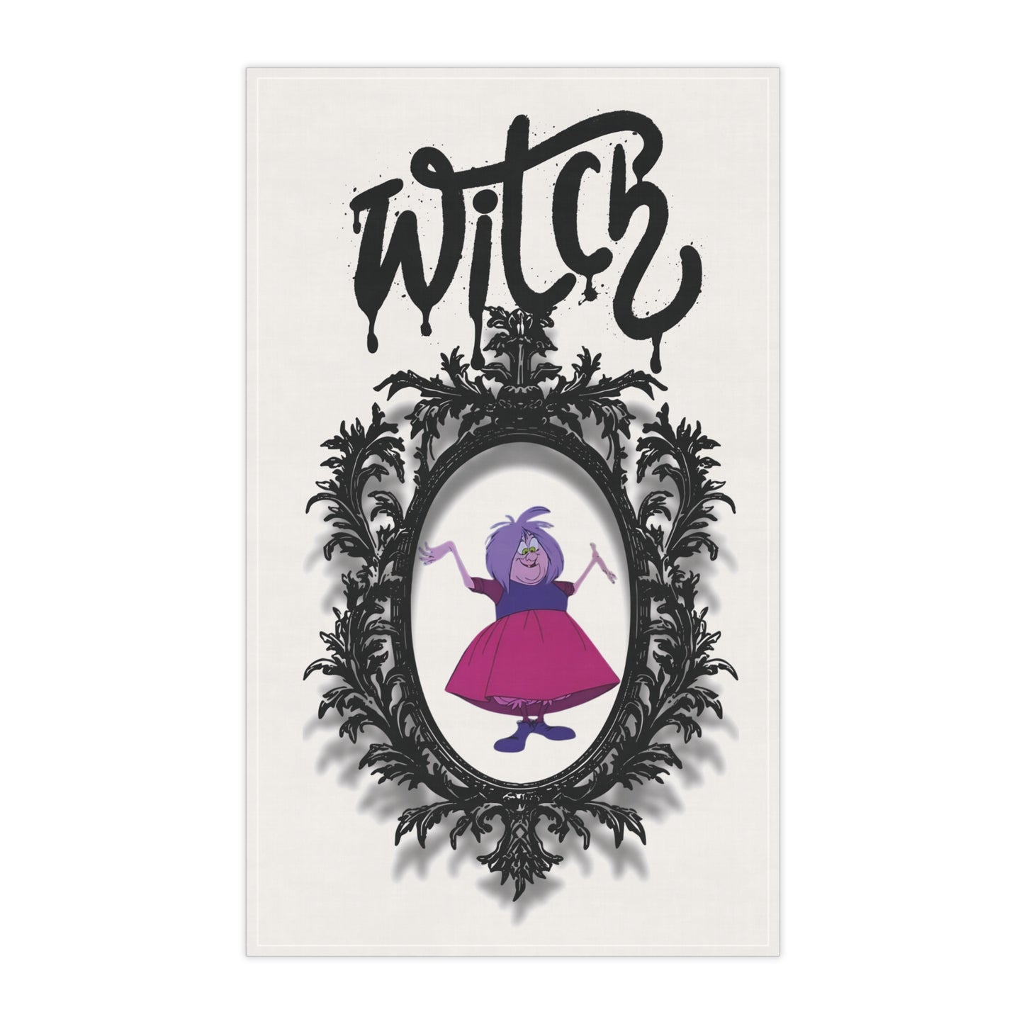 Madam Mim Witch Kitchen Tea Towel