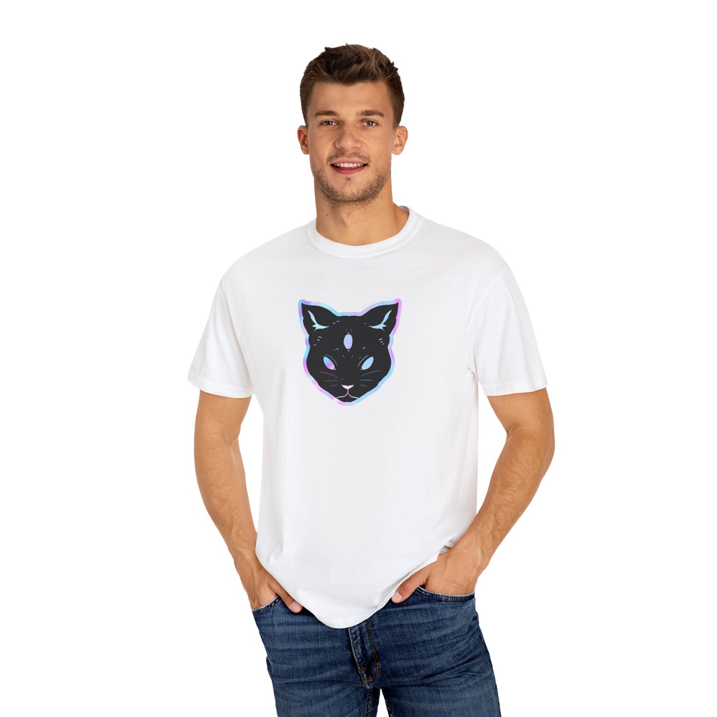 Magic Witchy Black Cat Unisex T-Shirt