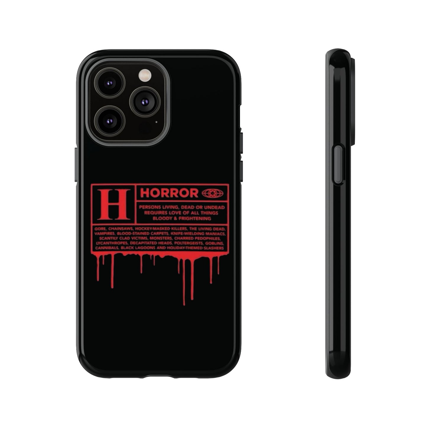 Horror Movie Rating Phone Case