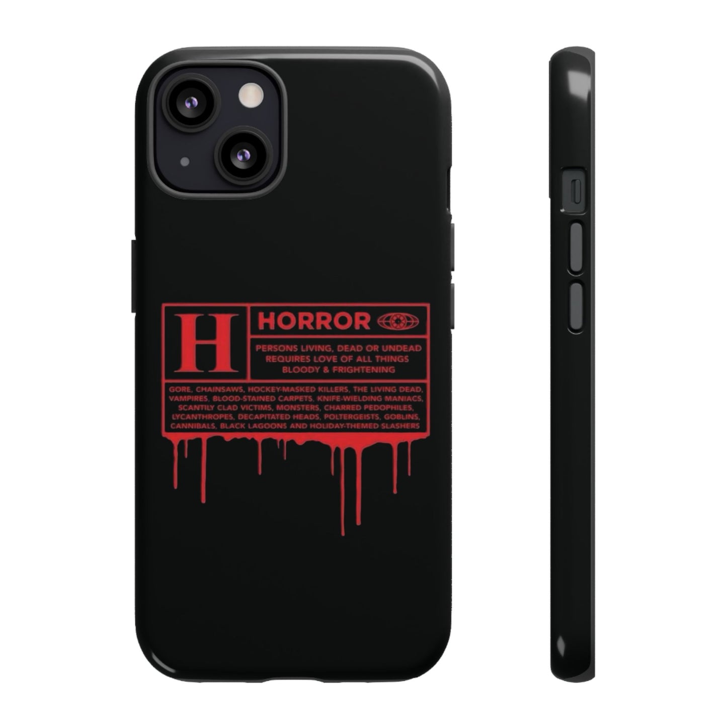 Horror Movie Rating Phone Case