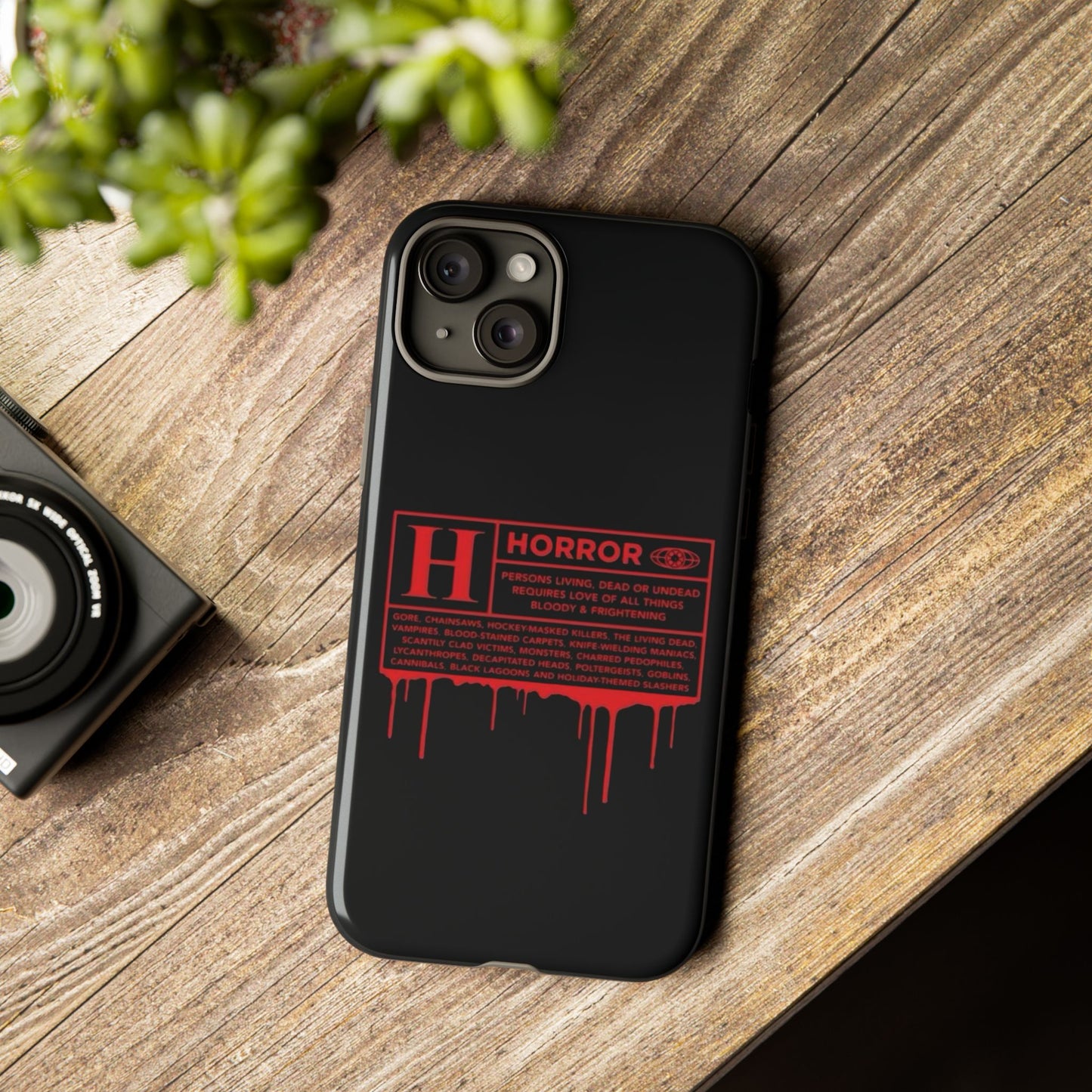 Horror Movie Rating Phone Case