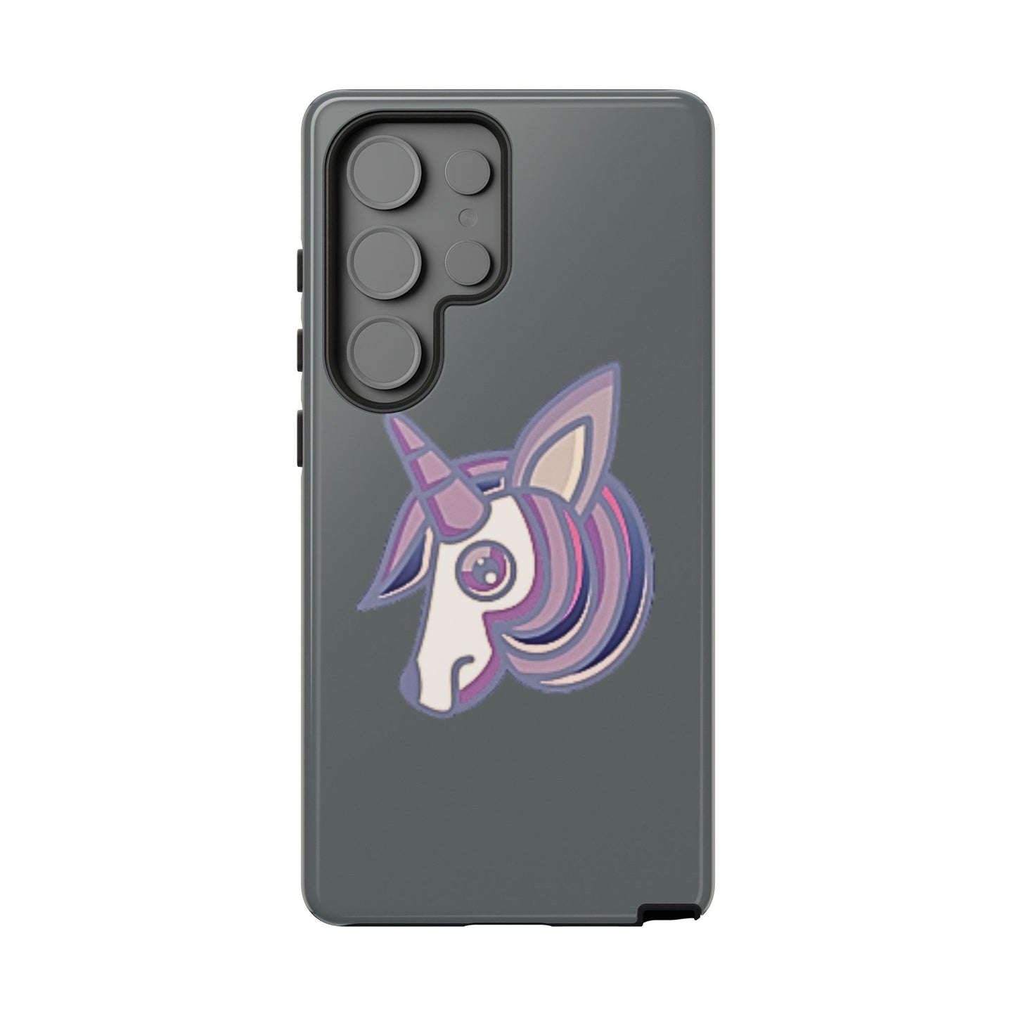 Gothic Unicorn Hard Phone Case for I Phone and Galaxy