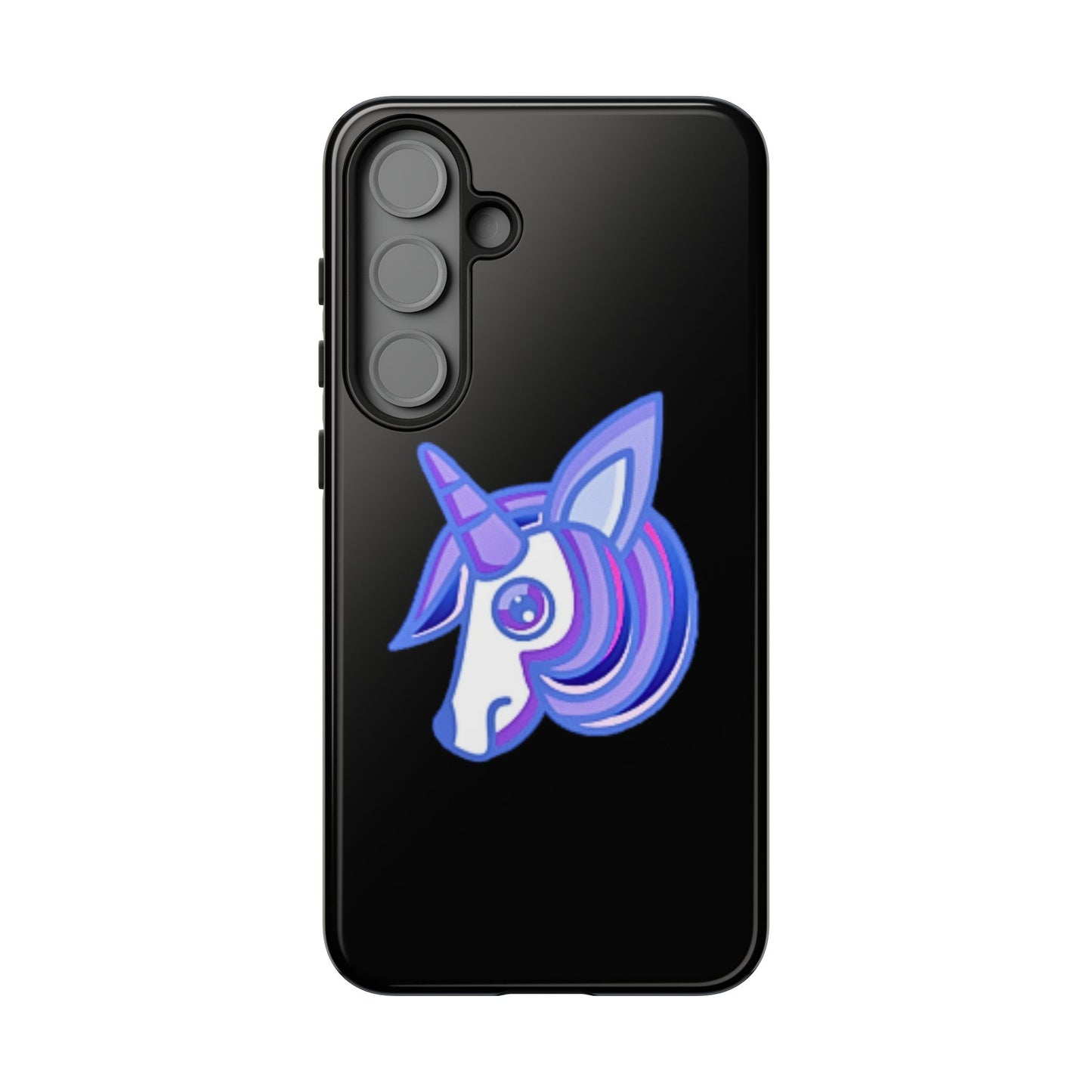 Gothic Unicorn Hard Phone Case for I Phone and Galaxy