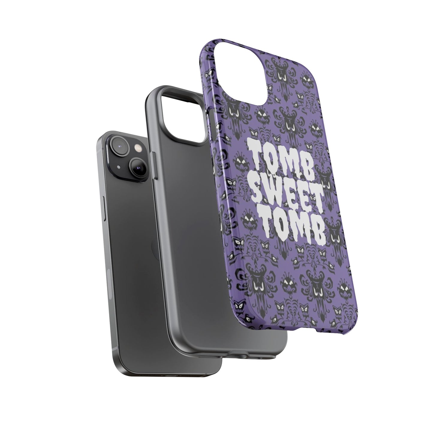 Phone Case - Disney Haunted Mansion Wallpaper Tomb Sweet Tomb