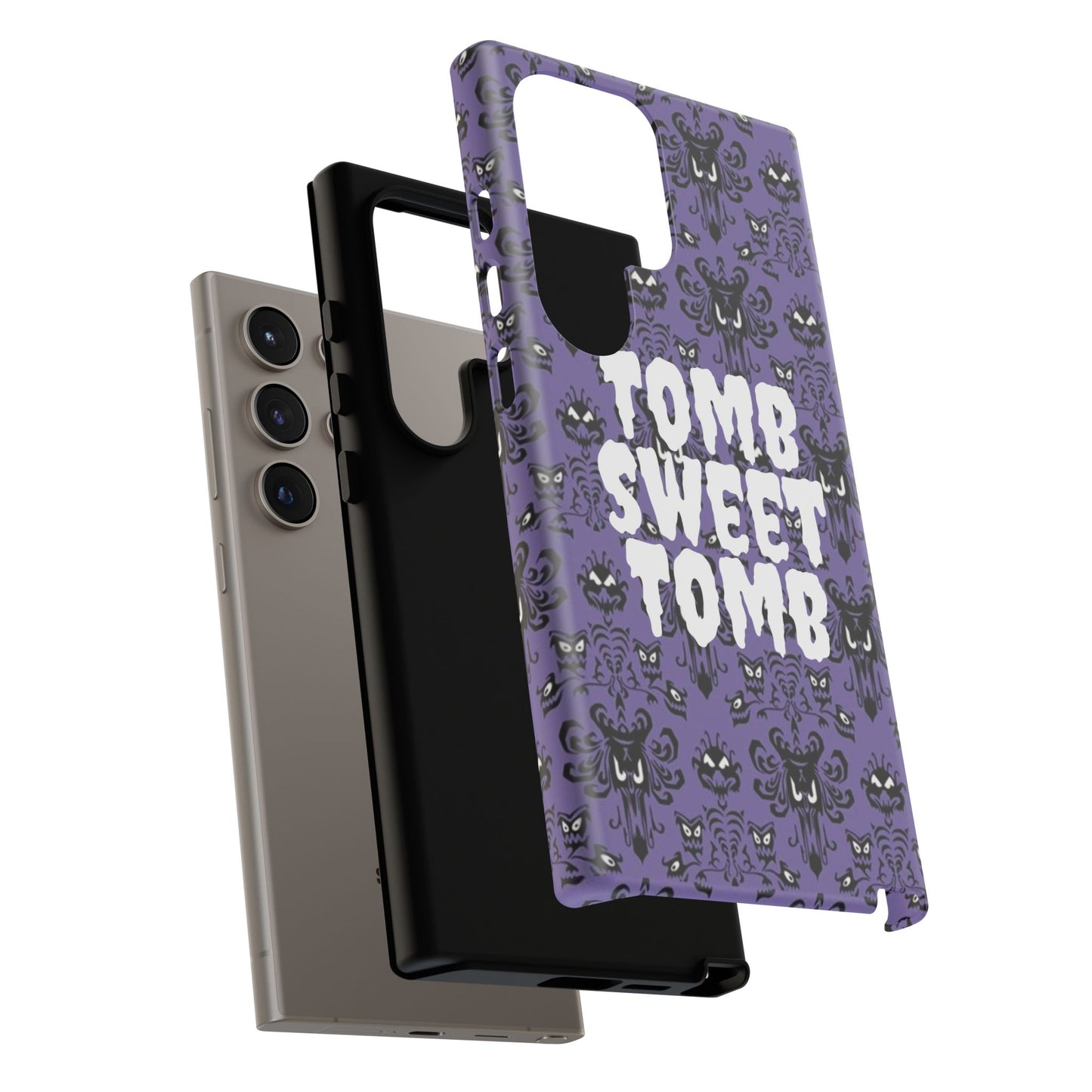 Phone Case - Disney Haunted Mansion Wallpaper Tomb Sweet Tomb