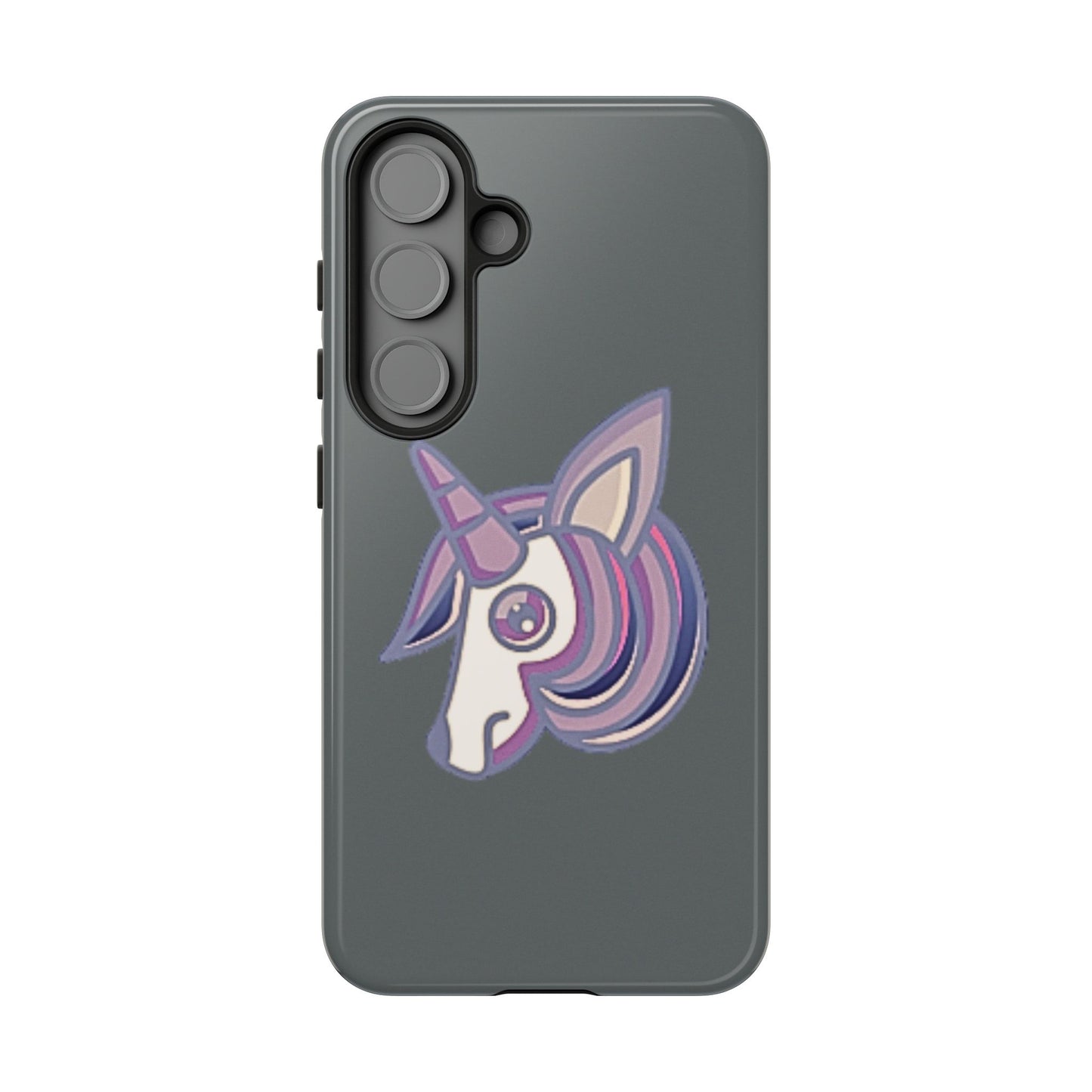 Gothic Unicorn Hard Phone Case for I Phone and Galaxy