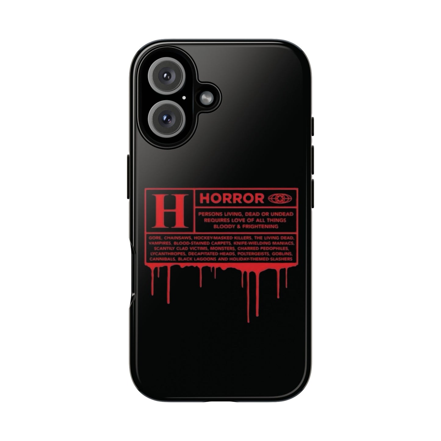 Horror Movie Rating Phone Case