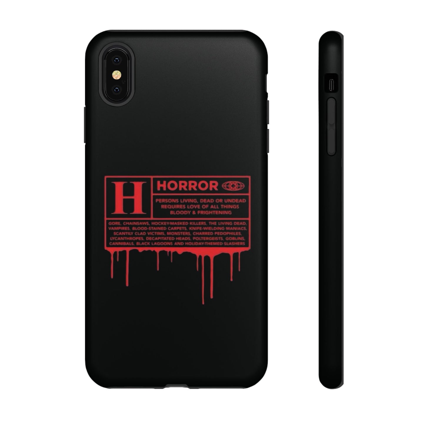 Horror Movie Rating Phone Case