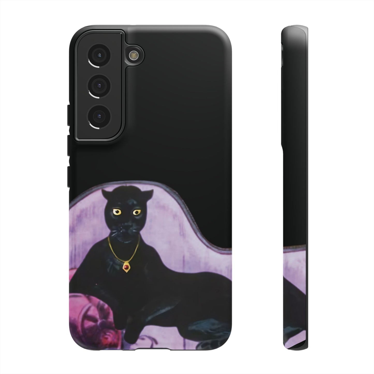 Haunted Mansion Panther Cat Lady Phone Case IPhone and Galaxy