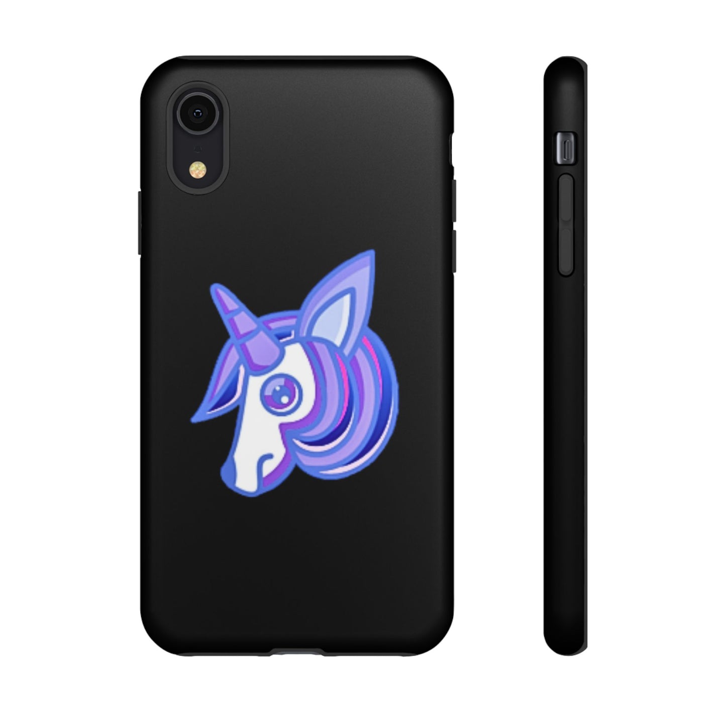 Gothic Unicorn Hard Phone Case for I Phone and Galaxy