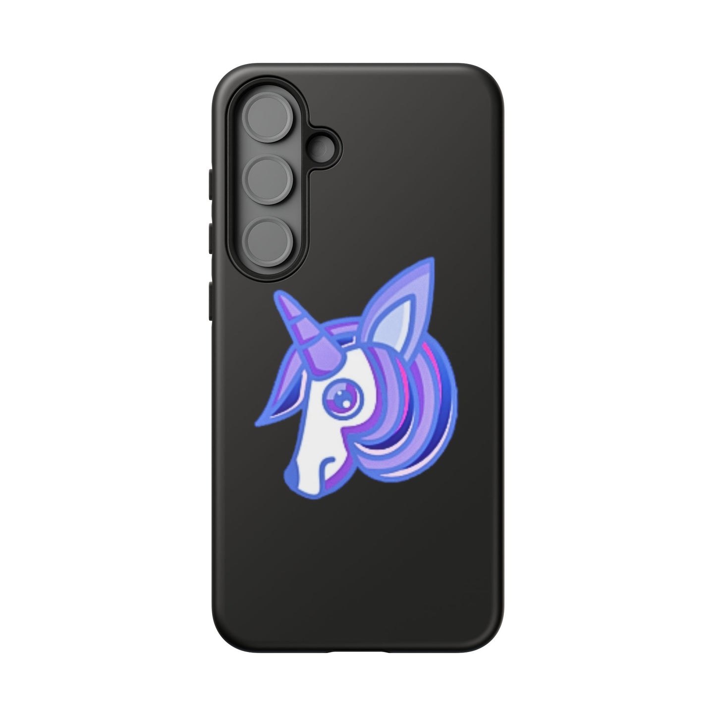 Gothic Unicorn Hard Phone Case for I Phone and Galaxy