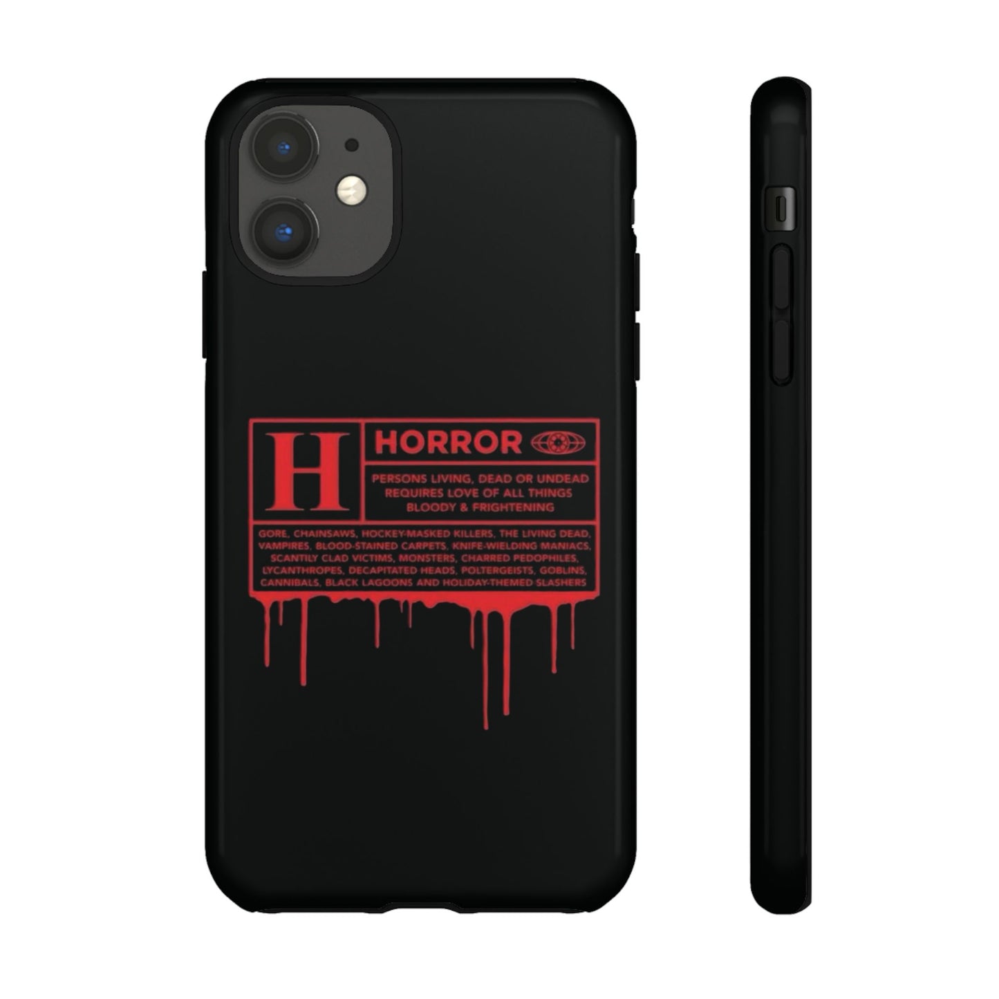 Horror Movie Rating Phone Case