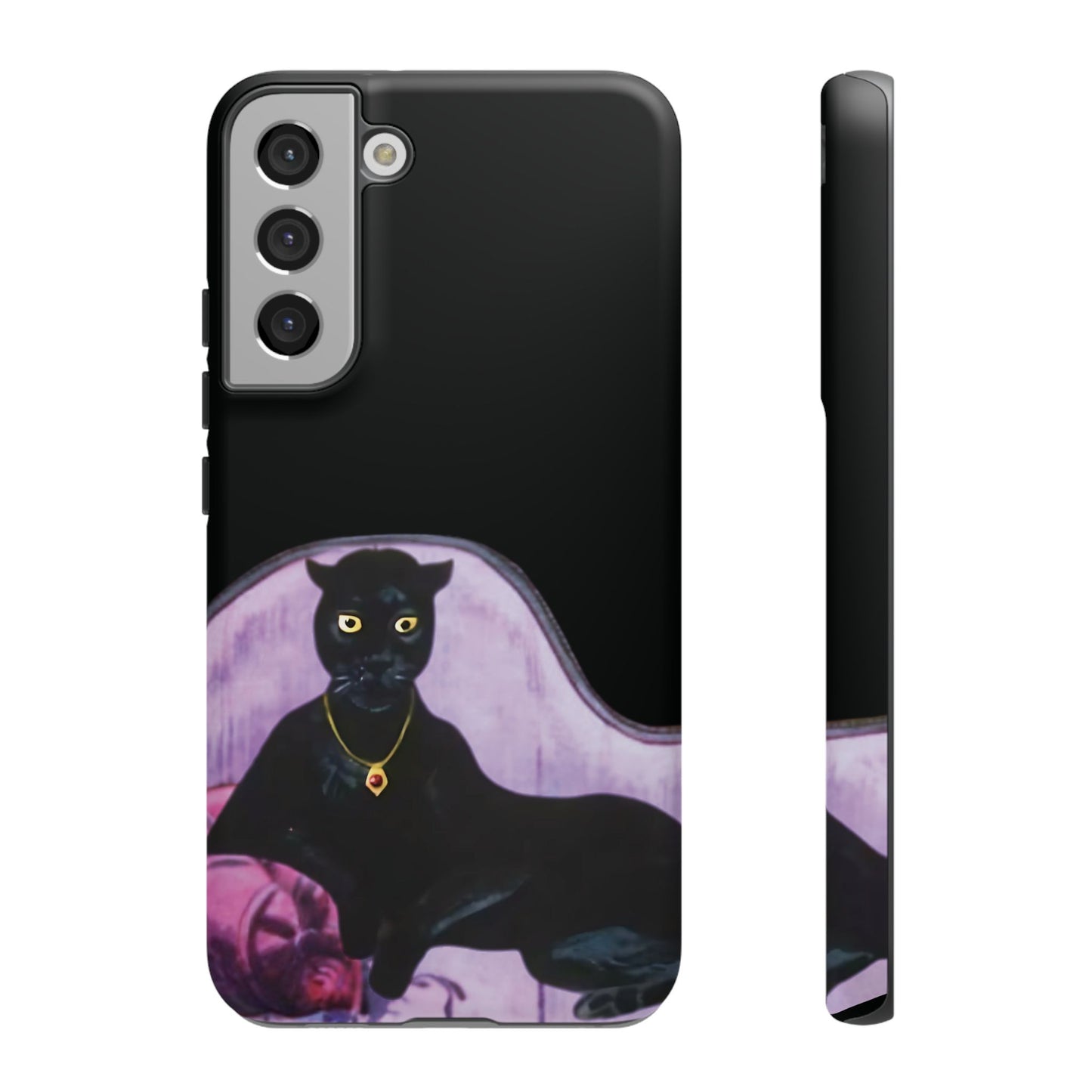 Haunted Mansion Panther Cat Lady Phone Case IPhone and Galaxy