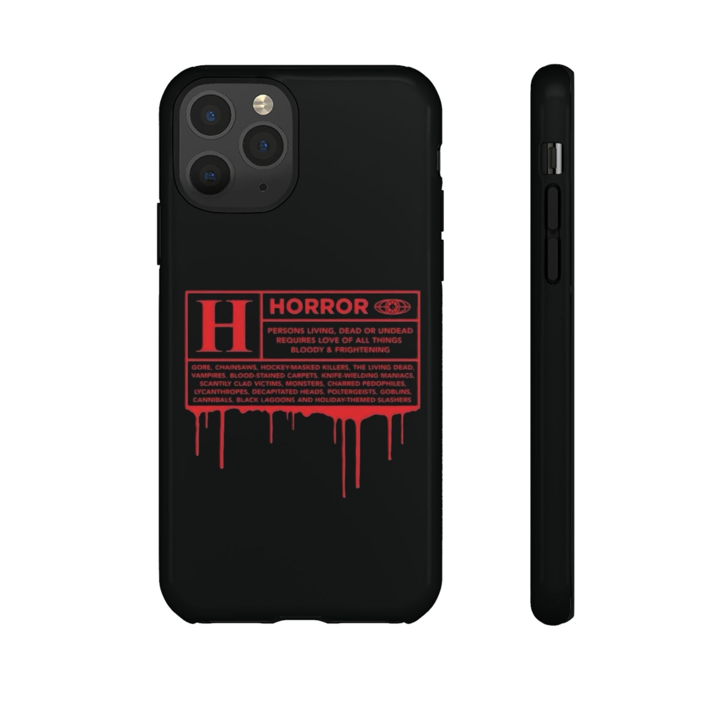 Horror Movie Rating Phone Case