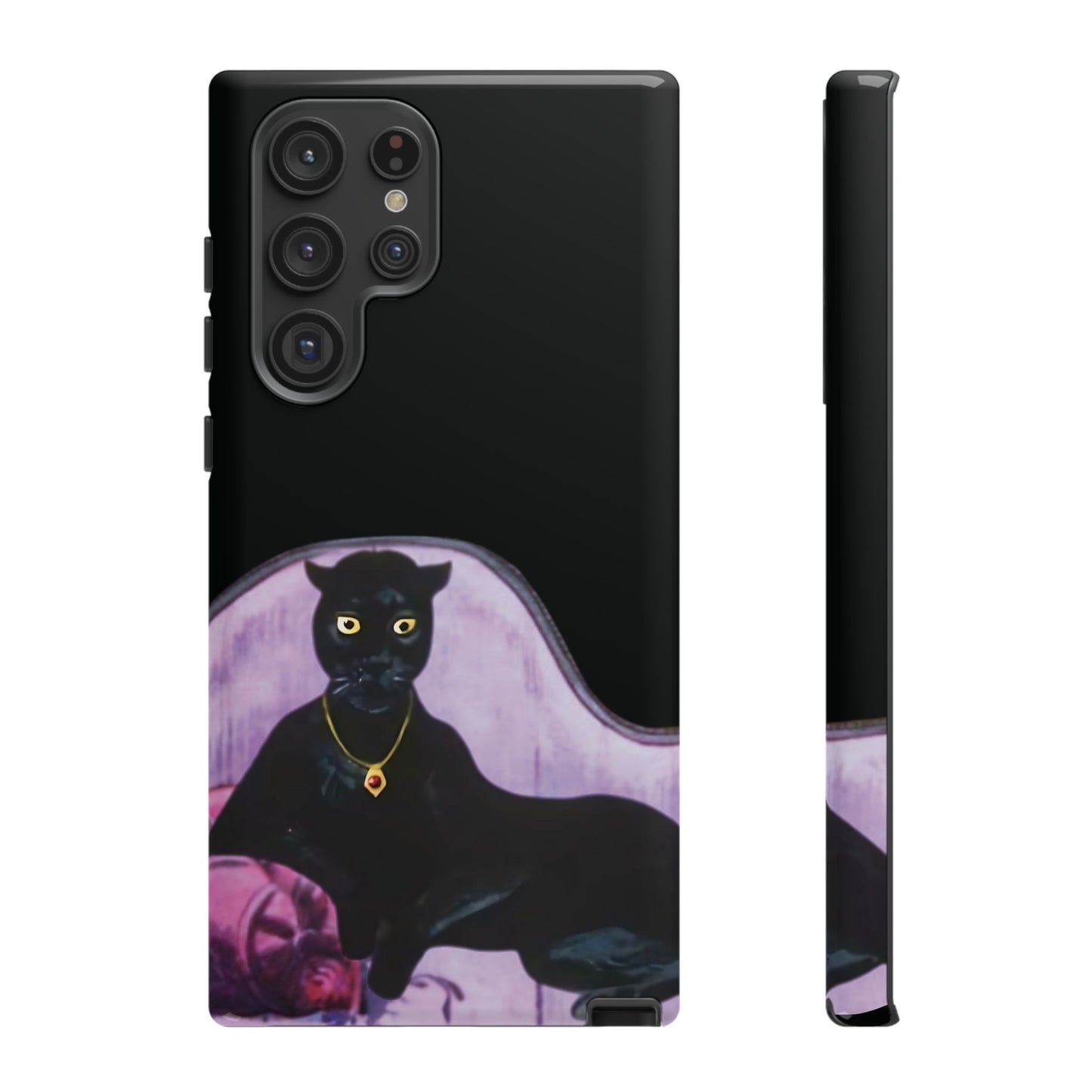 Haunted Mansion Panther Cat Lady Phone Case IPhone and Galaxy