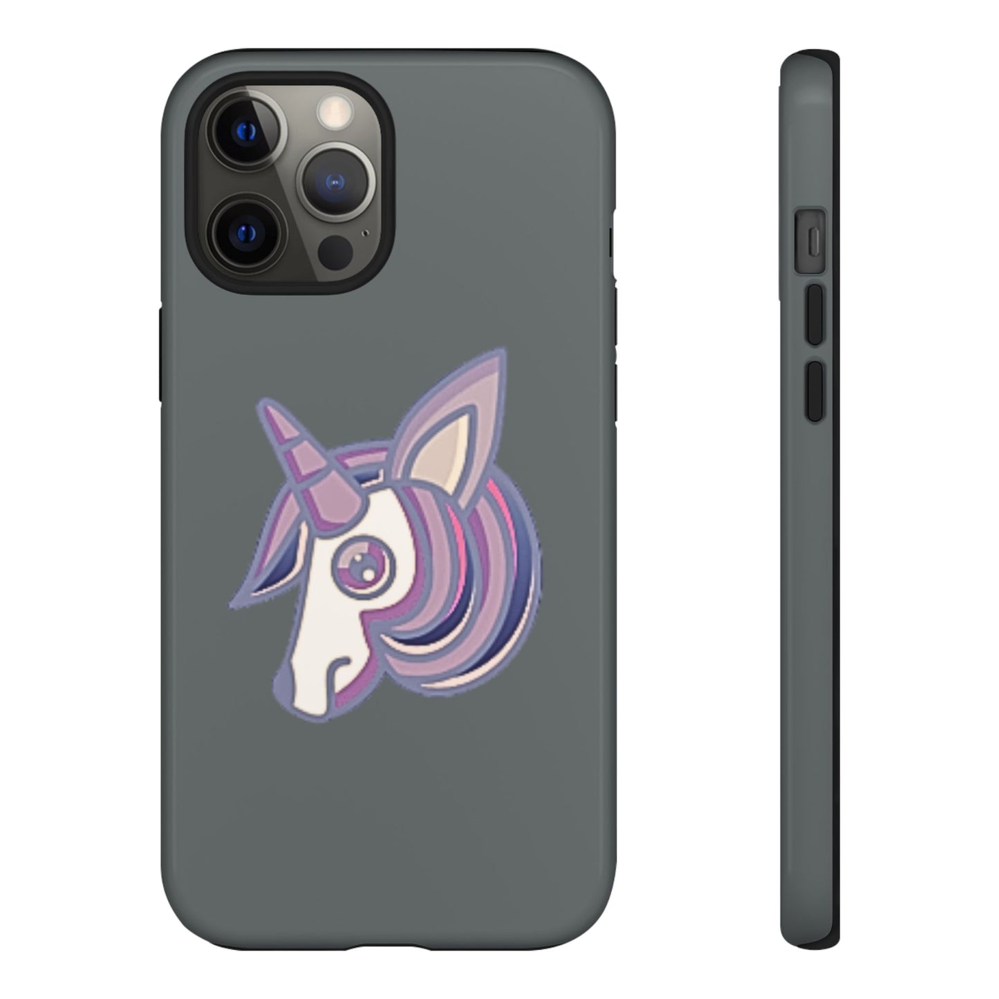 Gothic Unicorn Hard Phone Case for I Phone and Galaxy