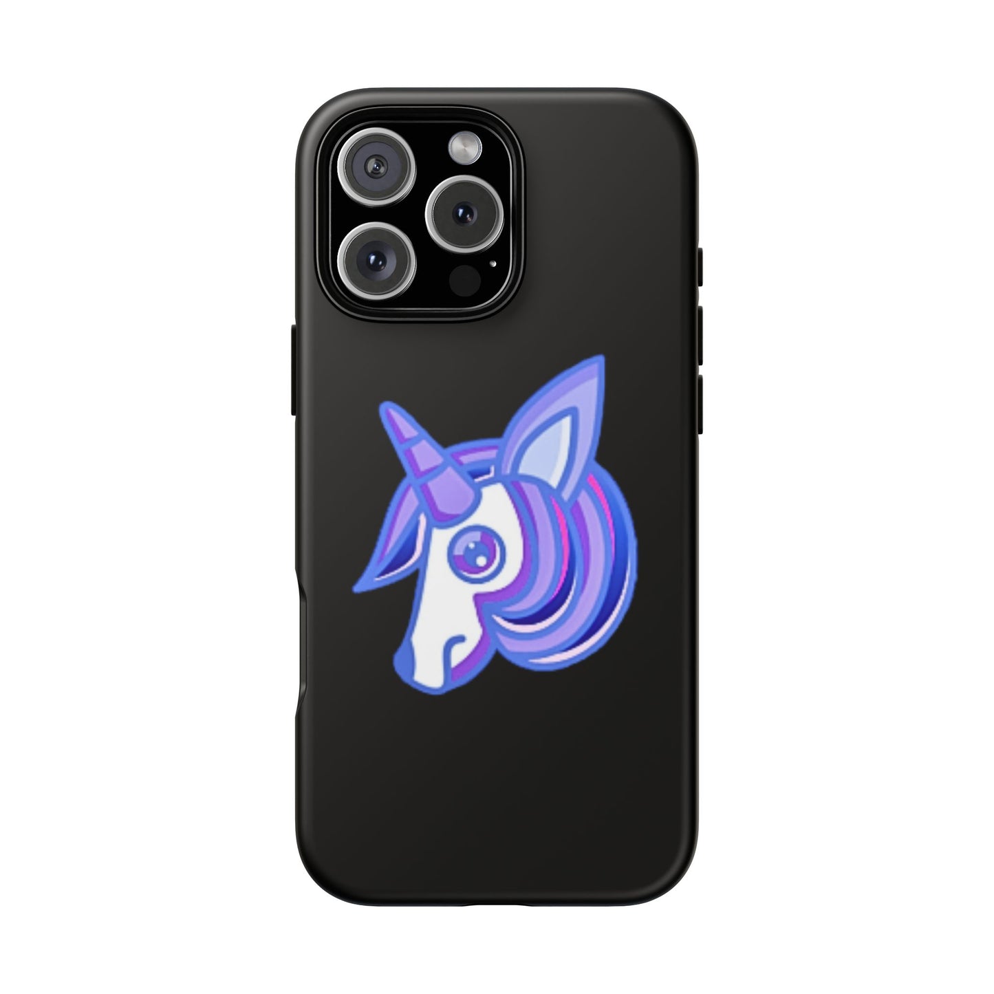 Gothic Unicorn Hard Phone Case for I Phone and Galaxy