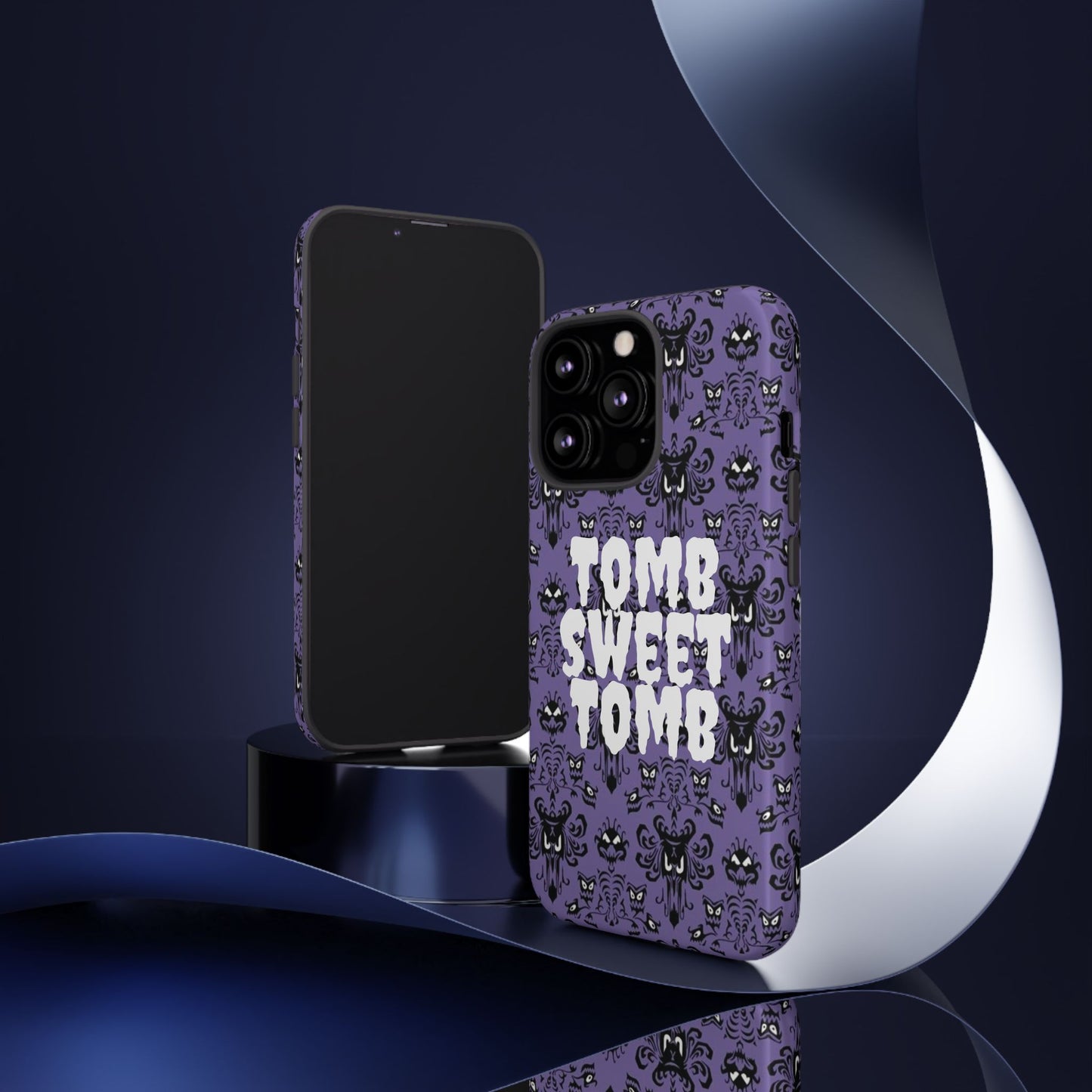 Phone Case - Disney Haunted Mansion Wallpaper Tomb Sweet Tomb