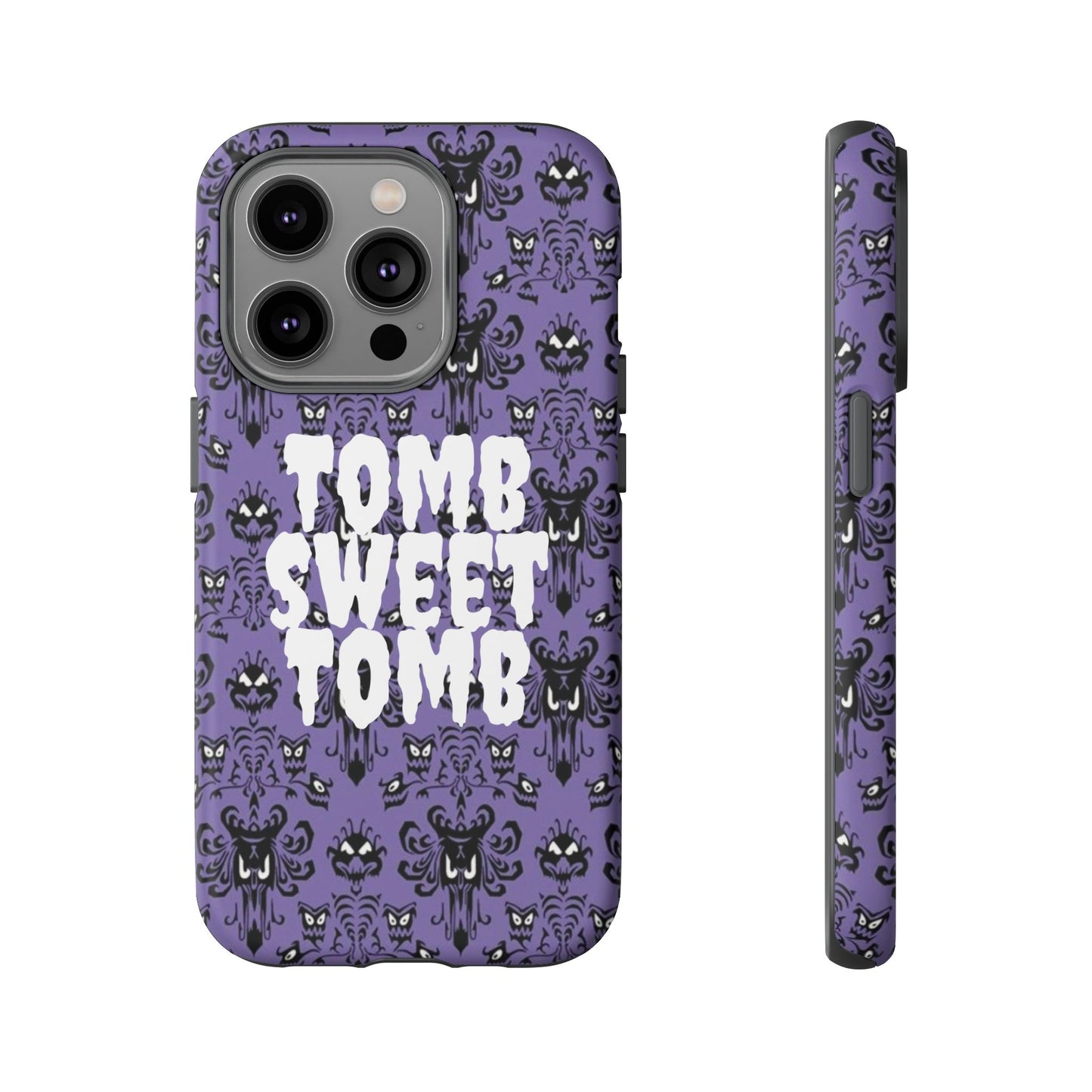 Phone Case - Disney Haunted Mansion Wallpaper Tomb Sweet Tomb