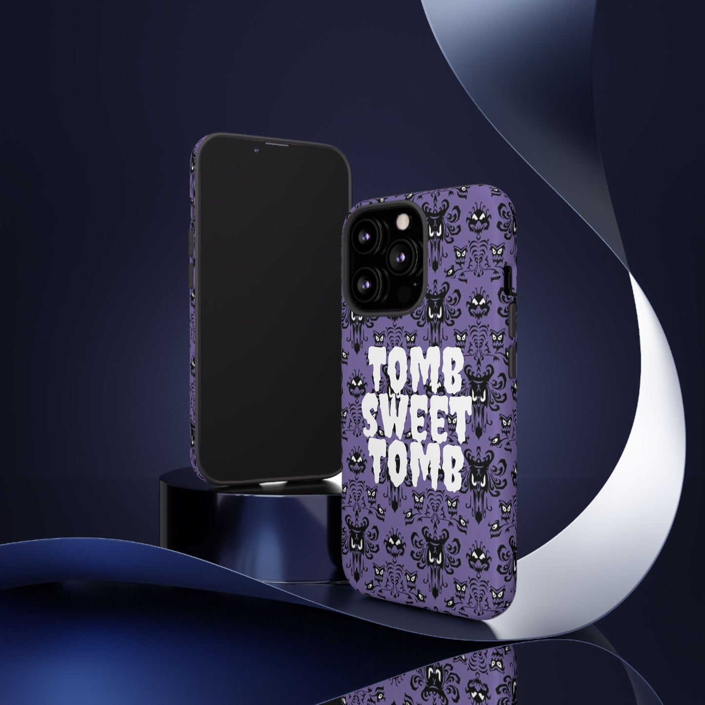 Phone Case - Disney Haunted Mansion Wallpaper Tomb Sweet Tomb