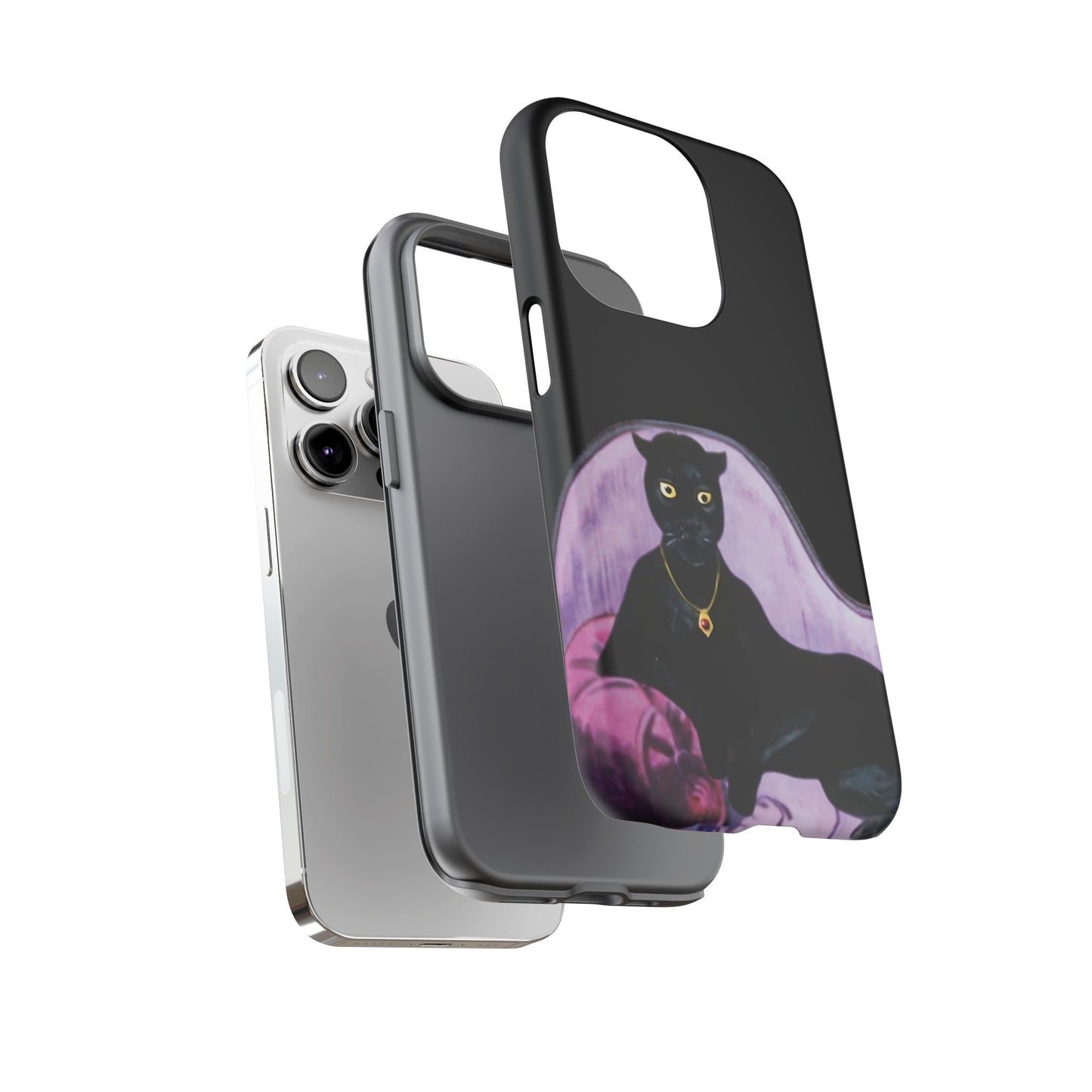 Haunted Mansion Panther Cat Lady Phone Case IPhone and Galaxy