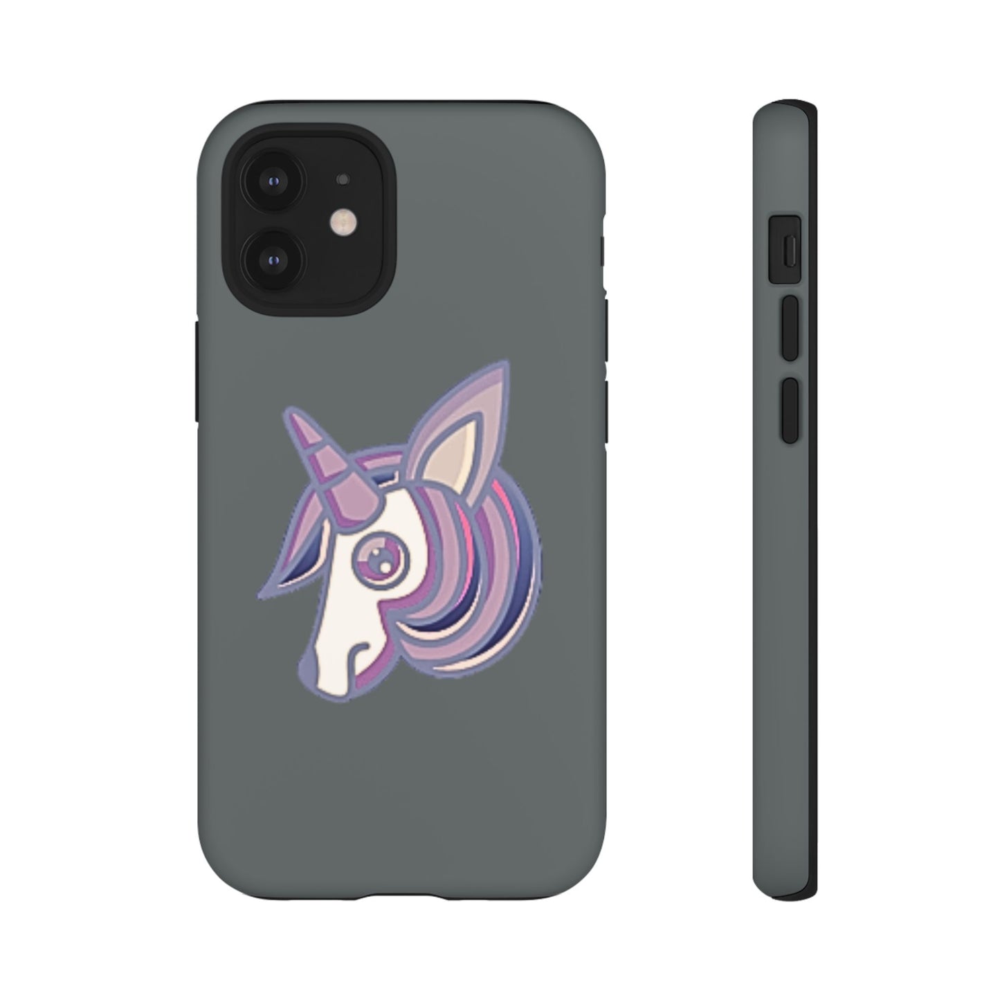 Gothic Unicorn Hard Phone Case for I Phone and Galaxy