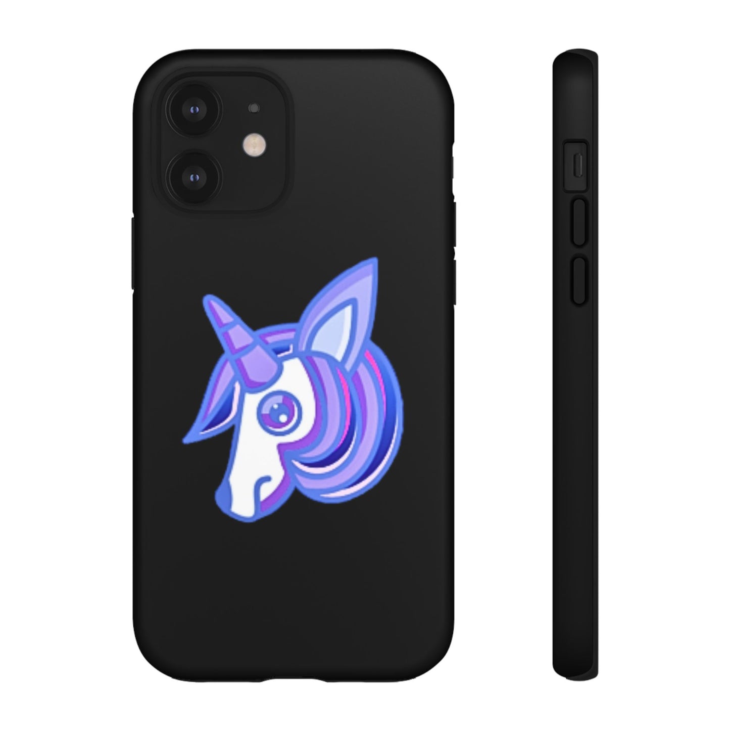 Gothic Unicorn Hard Phone Case for I Phone and Galaxy