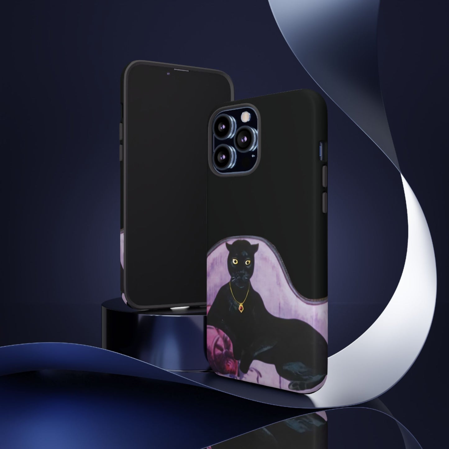 Haunted Mansion Panther Cat Lady Phone Case IPhone and Galaxy